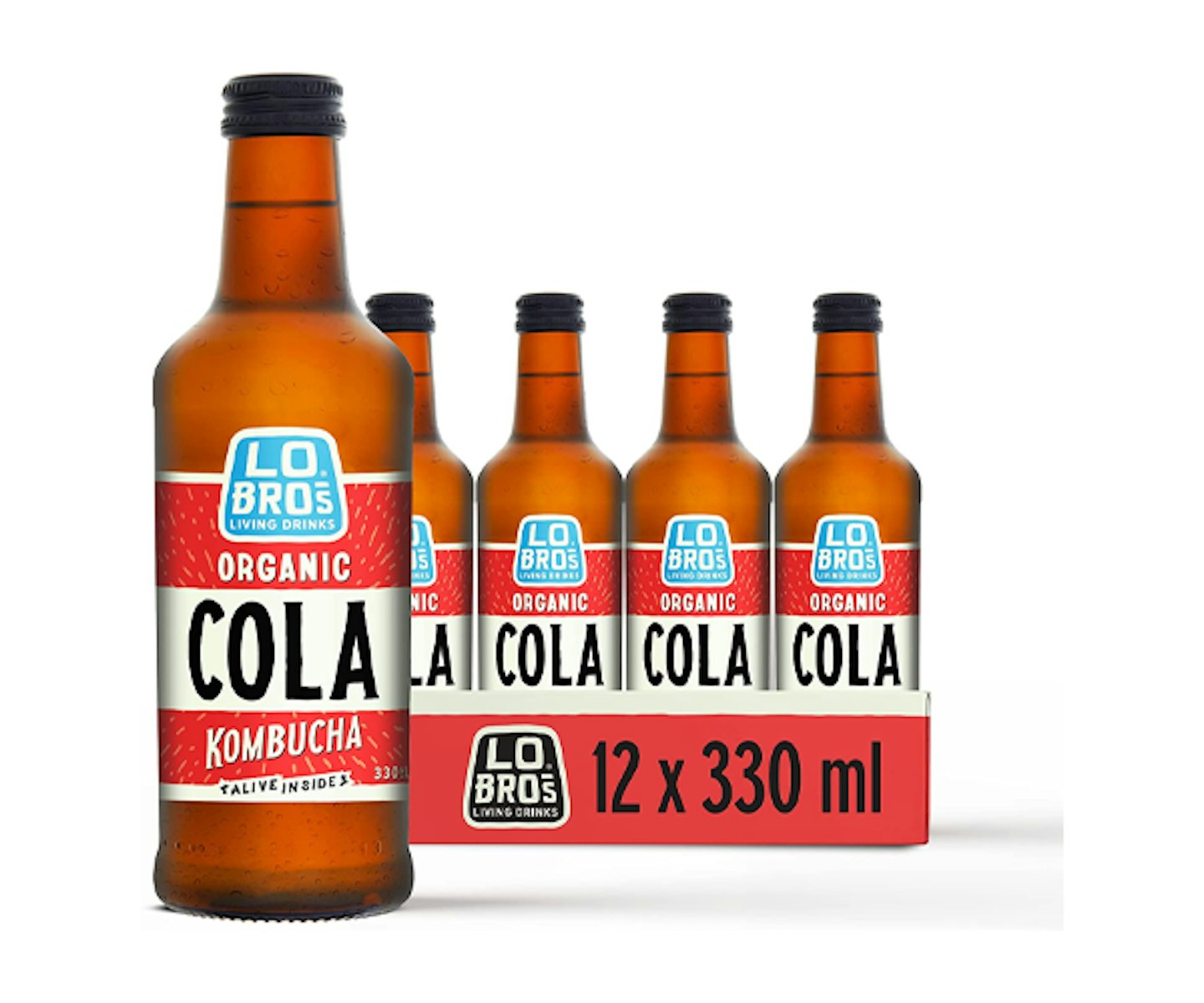 Lo Bros Organic Kombucha Cola 330ml