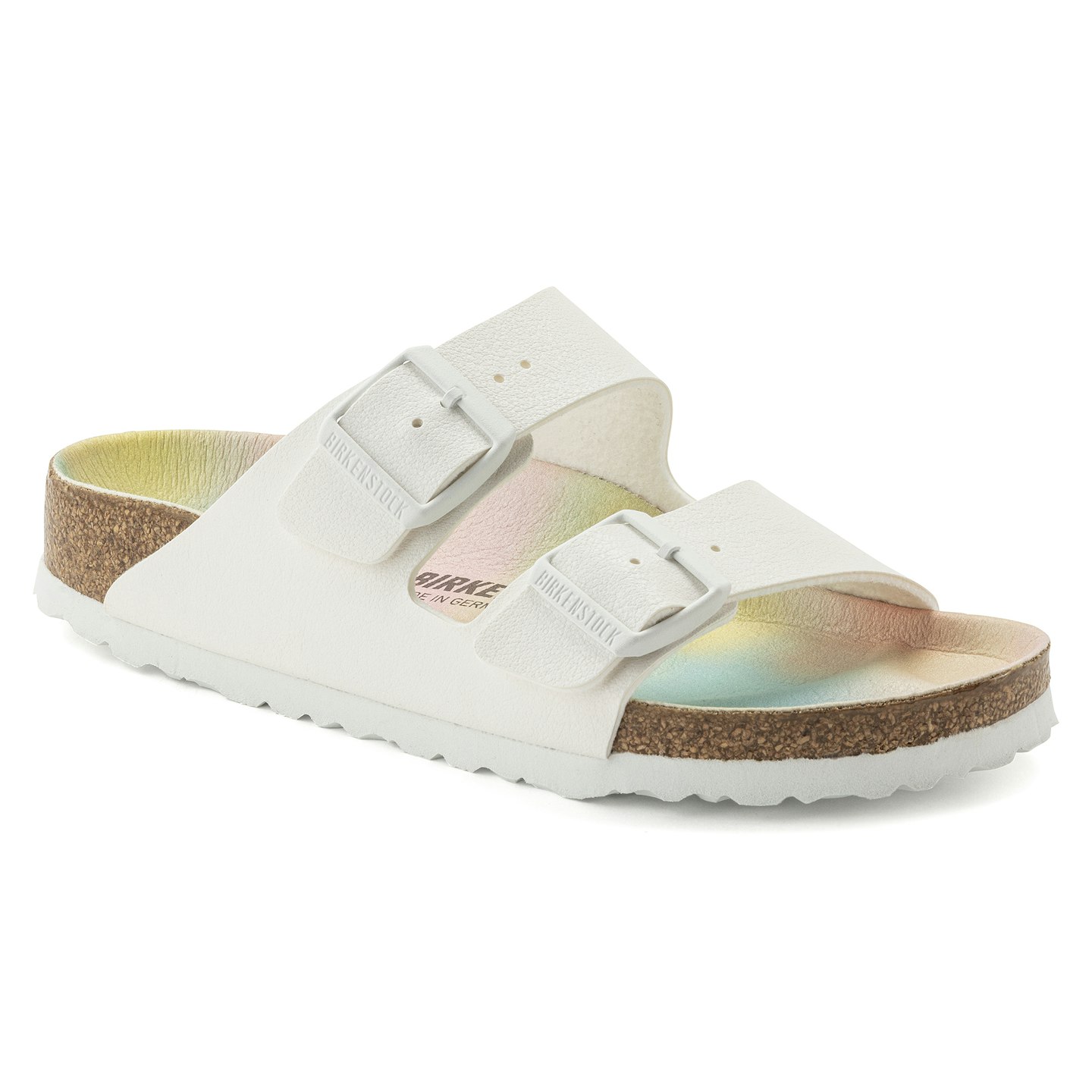 best brunch outfits Birkenstock, Arizona Vegan White, £80