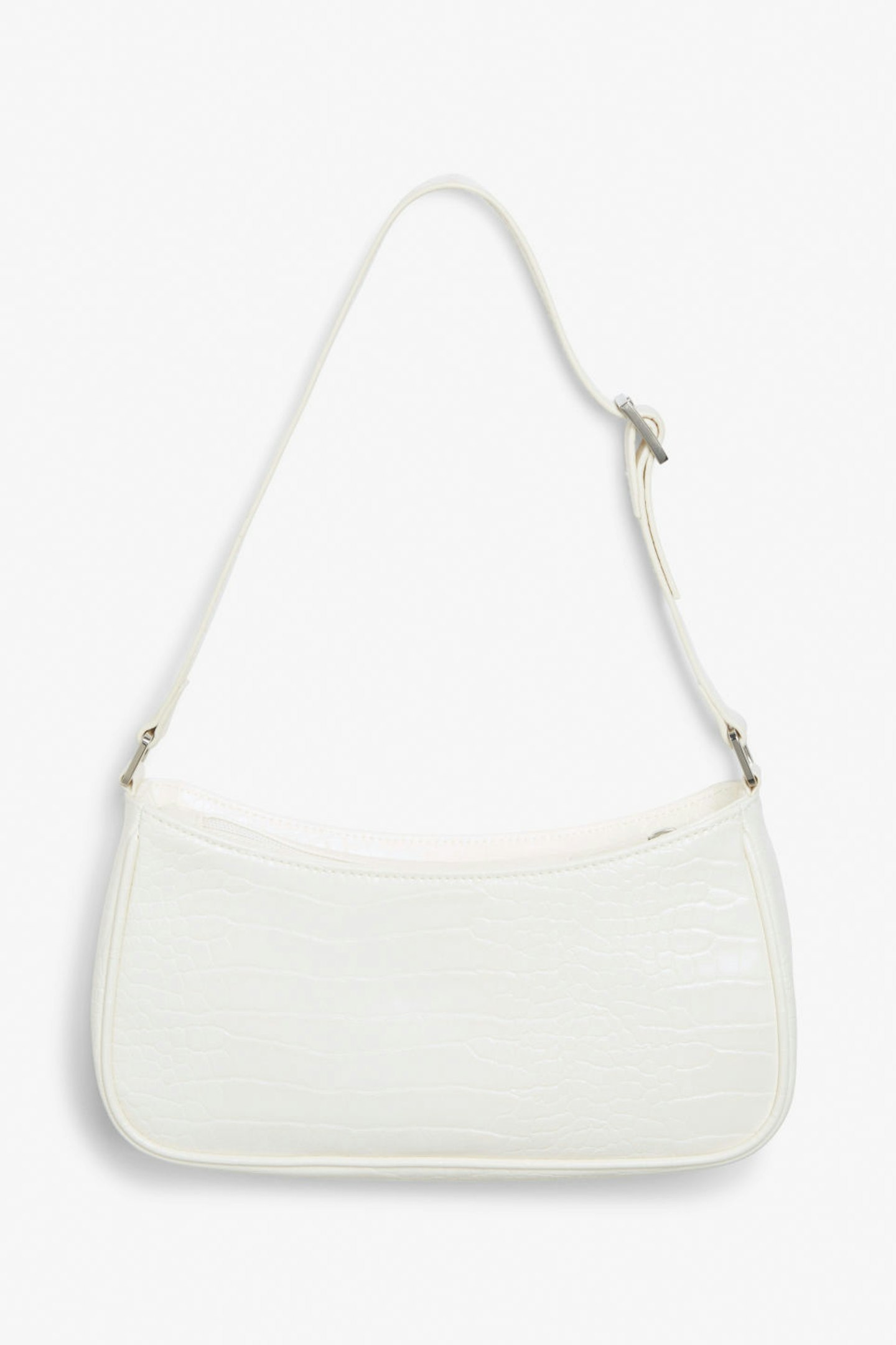 best brunch outfits Monki, Small White Hand Bag, £20
