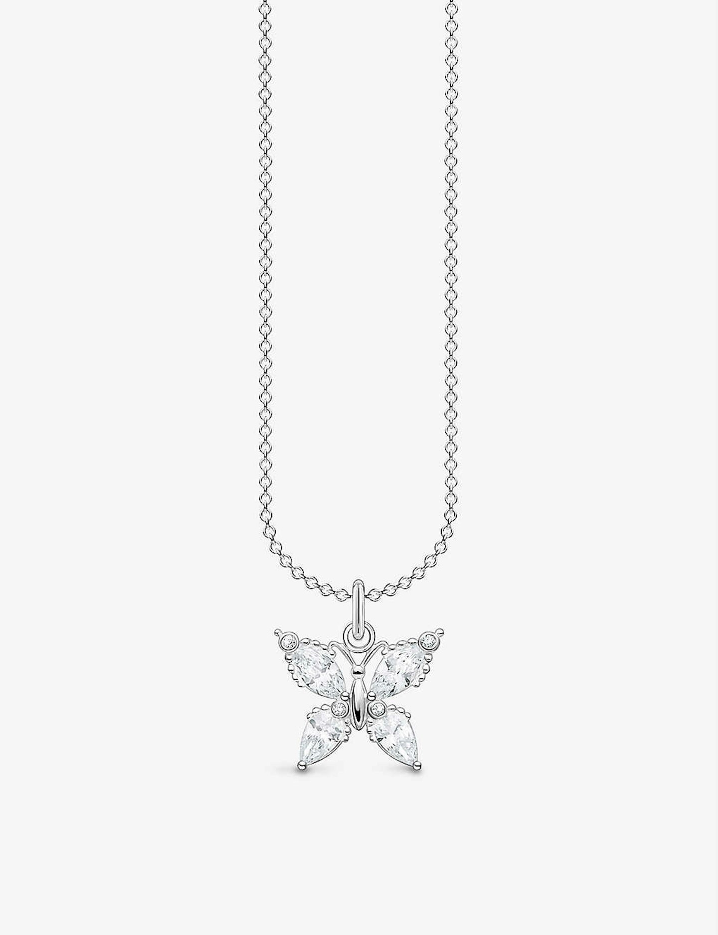 best brunch outfits  Thomas Sabo, Butterfly Necklace, £98