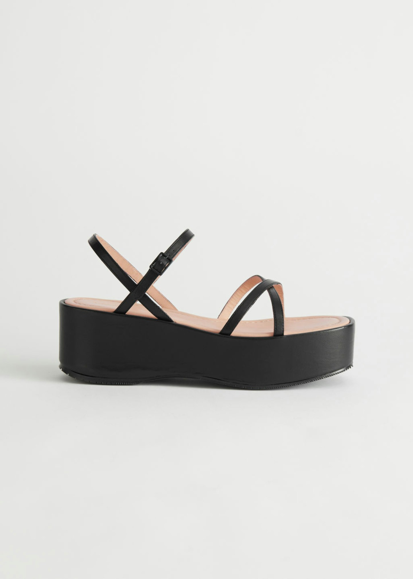 best brunch outfits &Other Stories, Strappy Flatform Leather Sandals, £95