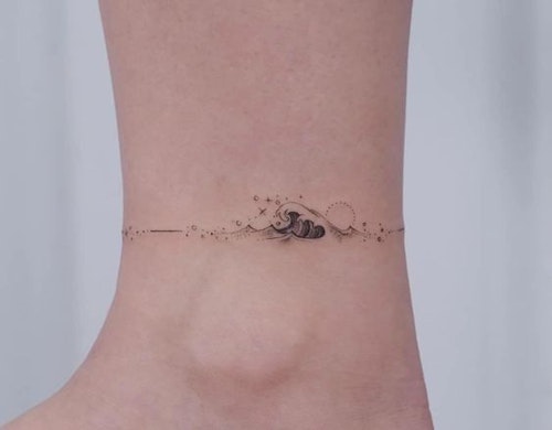 The Prettiest Ankle Tattoo Design Ideas For Women | Grazia