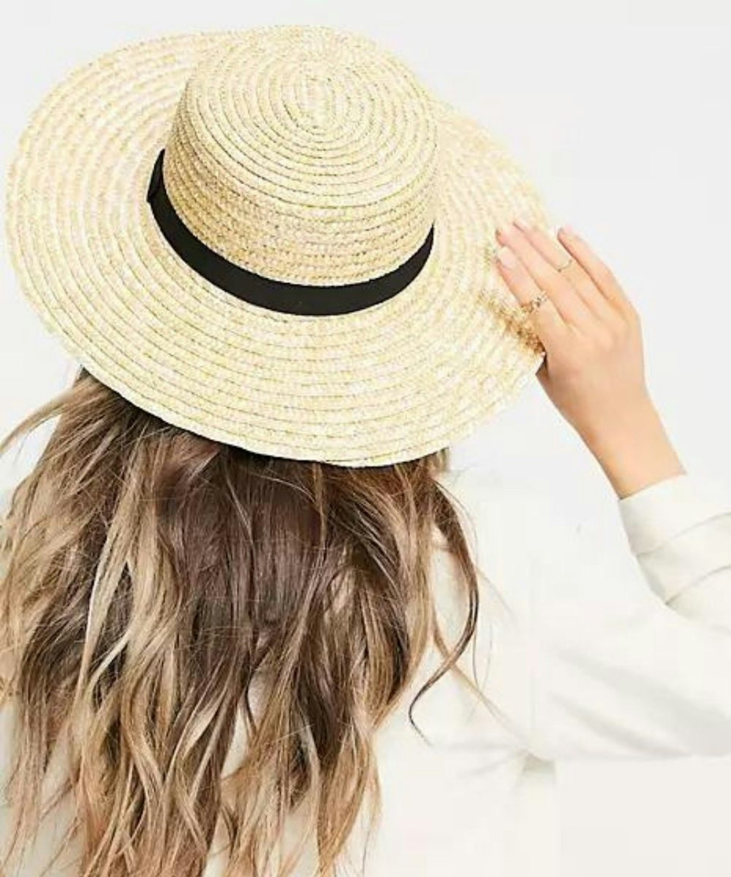 South Beach Exclusive Straw Boater Hat