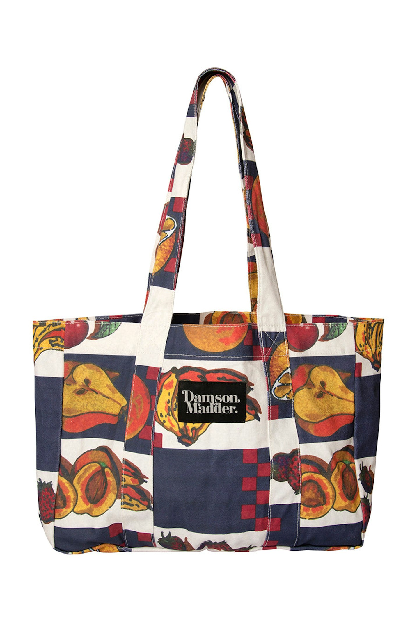 lunchtime shop Thursday - Damson Madder, Oversized Fruit Tote Bag, £35