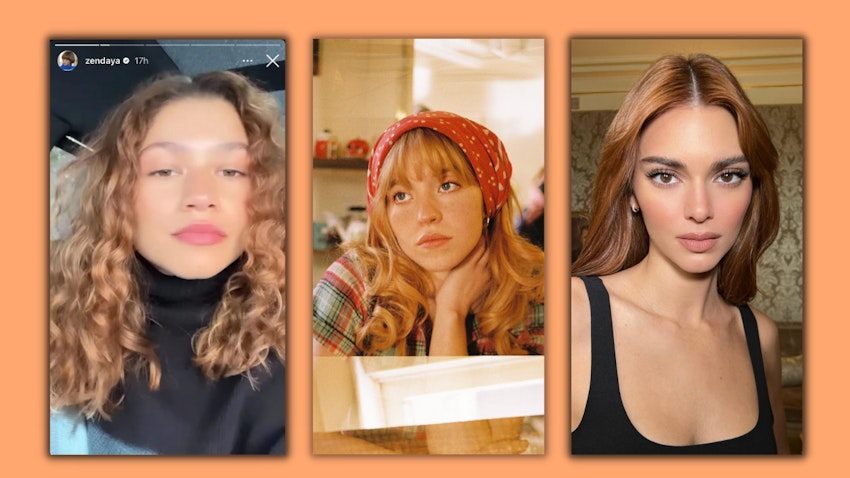 Honey red is the coolest hair colour for 2022 and here's the proof | Hair &  Beauty | Heat