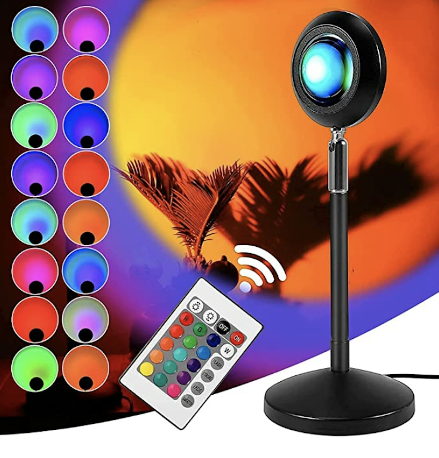 Sunset Lamp, 16 Colors Sunset Projection Lamp