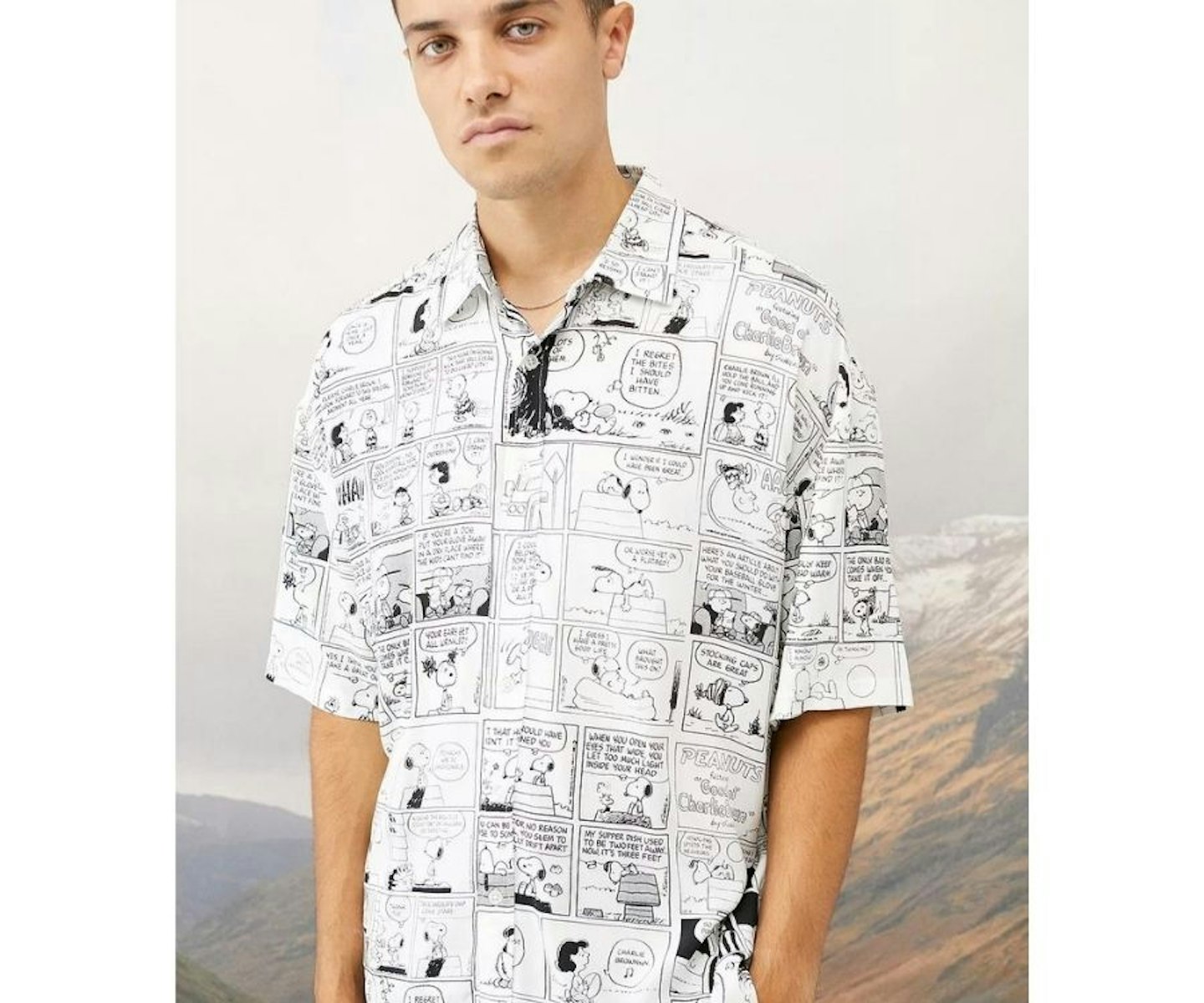 UO Peanuts Comic Strip Shirt