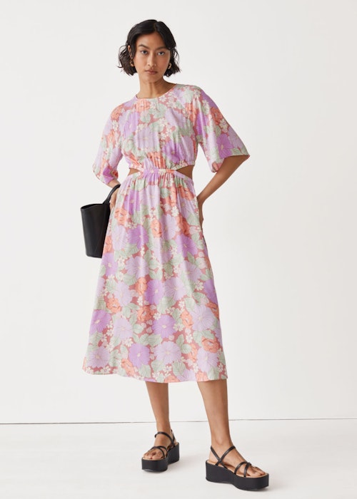 best summer dresses &Other Stories, Cut-Out Waist Midi Dress, £85