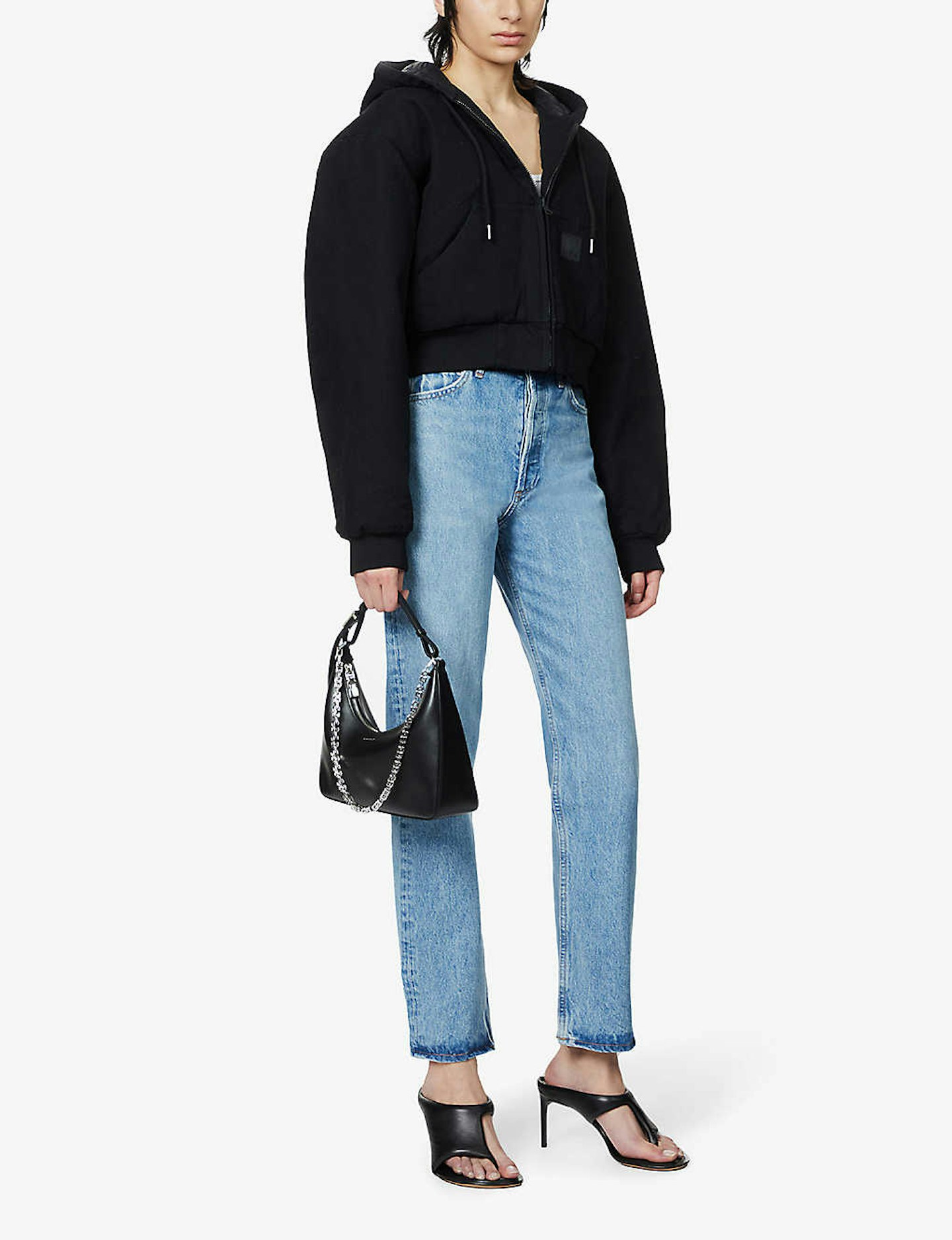 Agolde, 90s Pinch Waist straight-leg high-rise organic-cotton denim jeans, £260