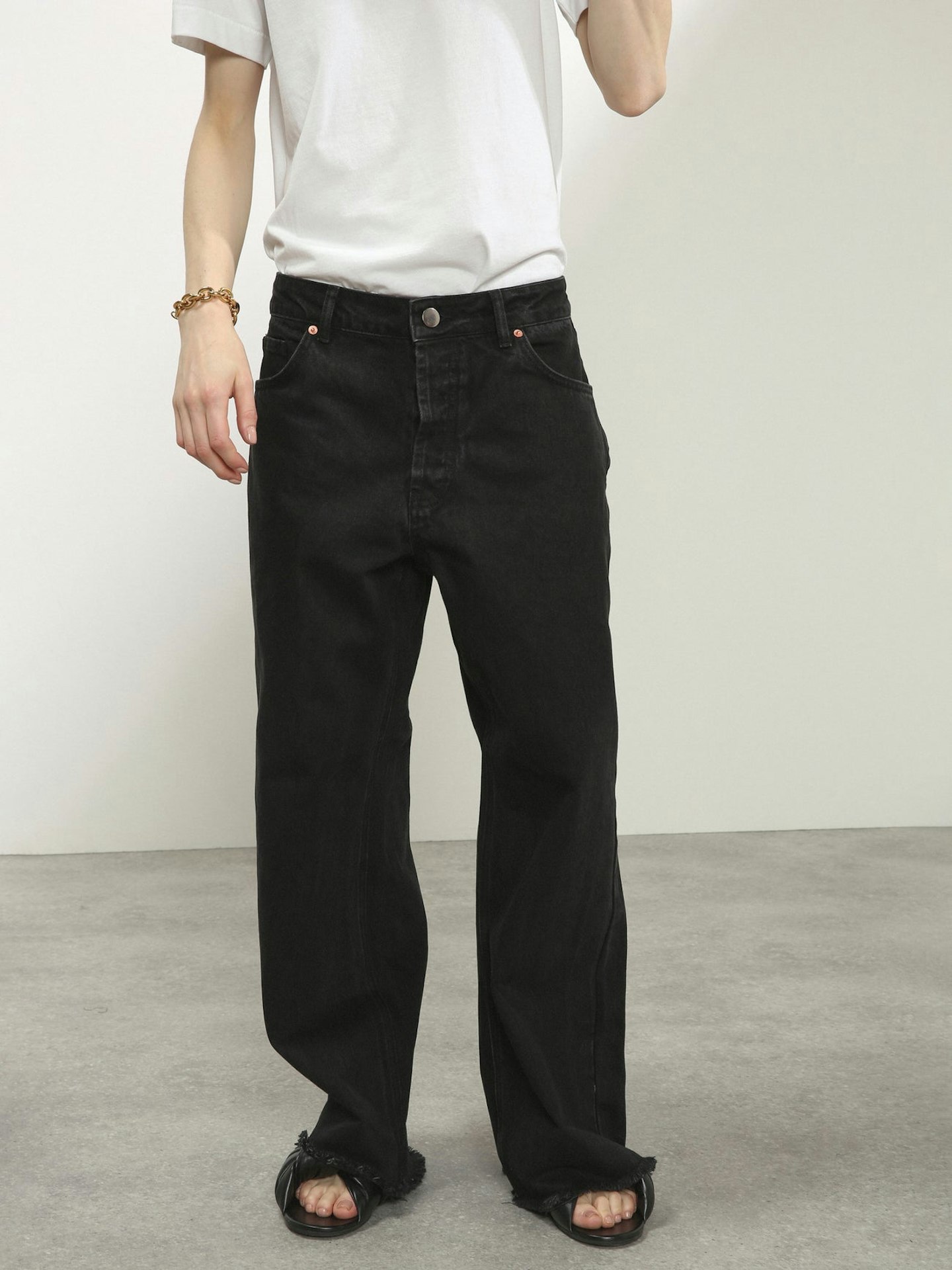 Raey, Gait organic-cotton super wide-leg jeans, £140