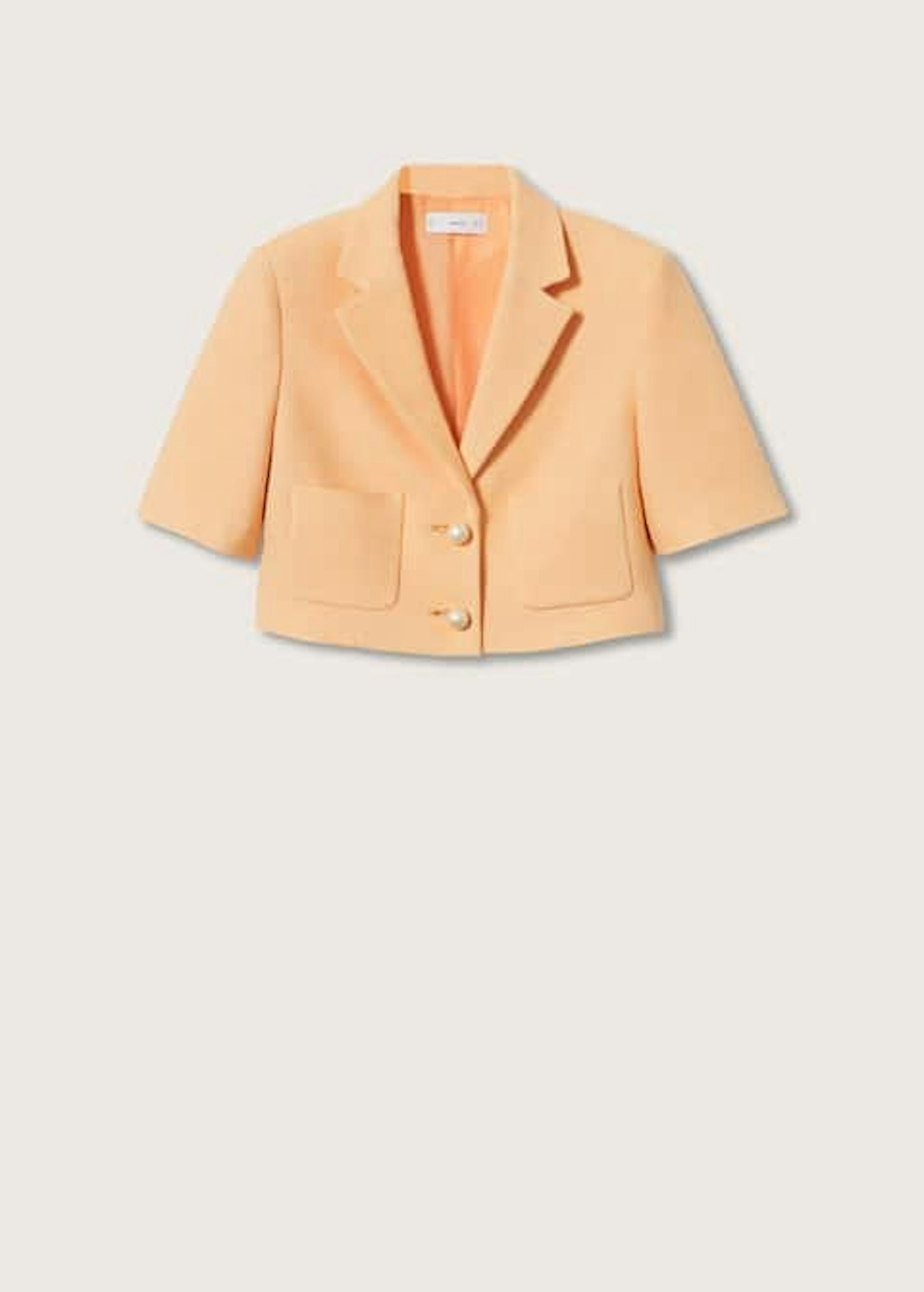 Mango, Cotton suit blazer, £59.99