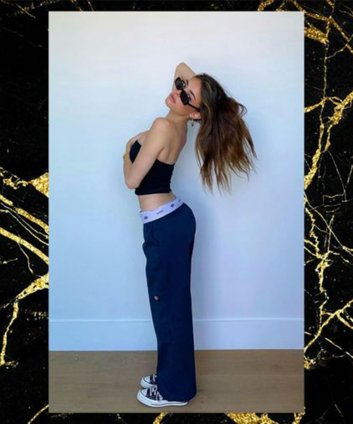 Madison Beer dickies trousers picture from instagram