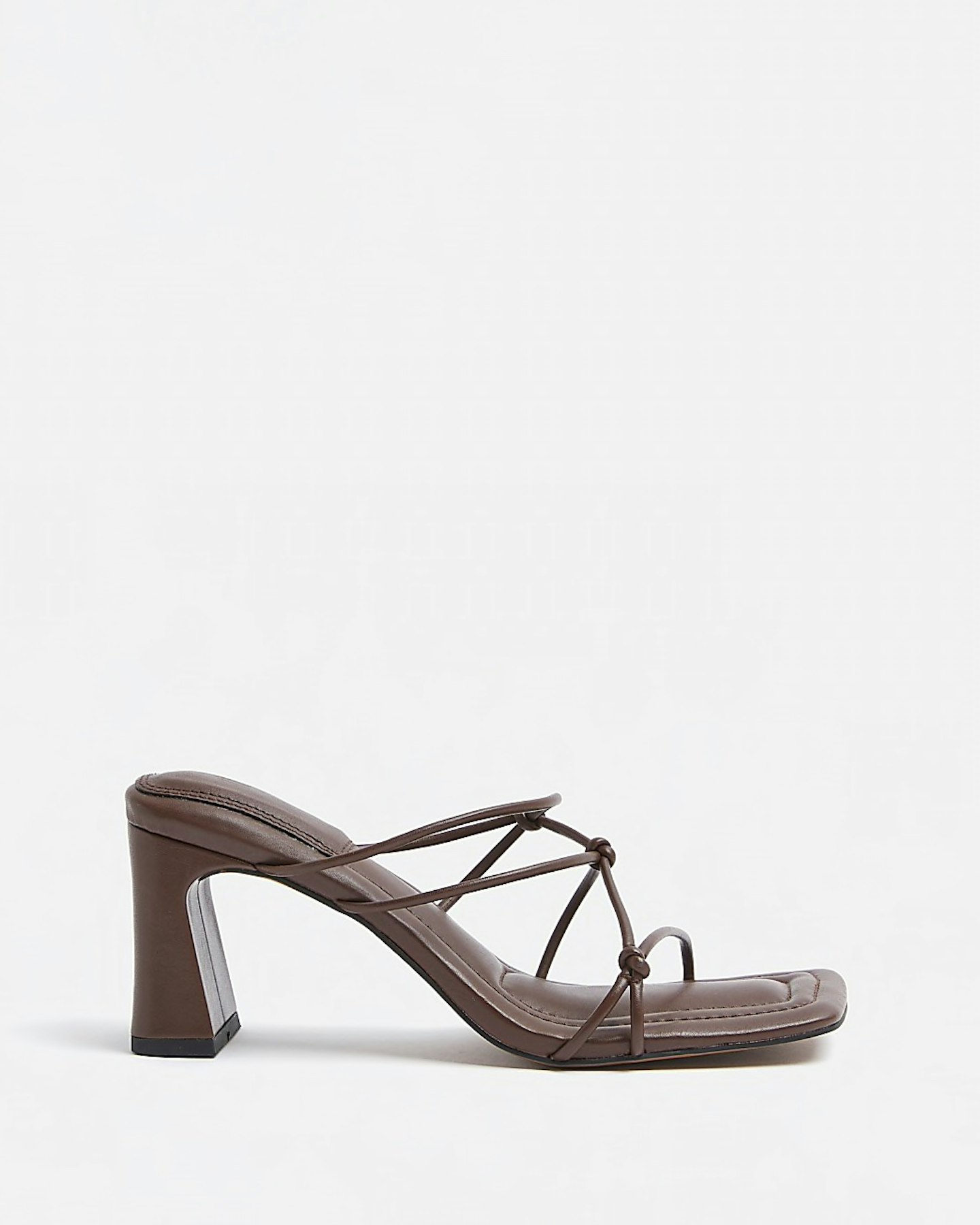river island best buys Brown Strappy Heeled Sandals, £42