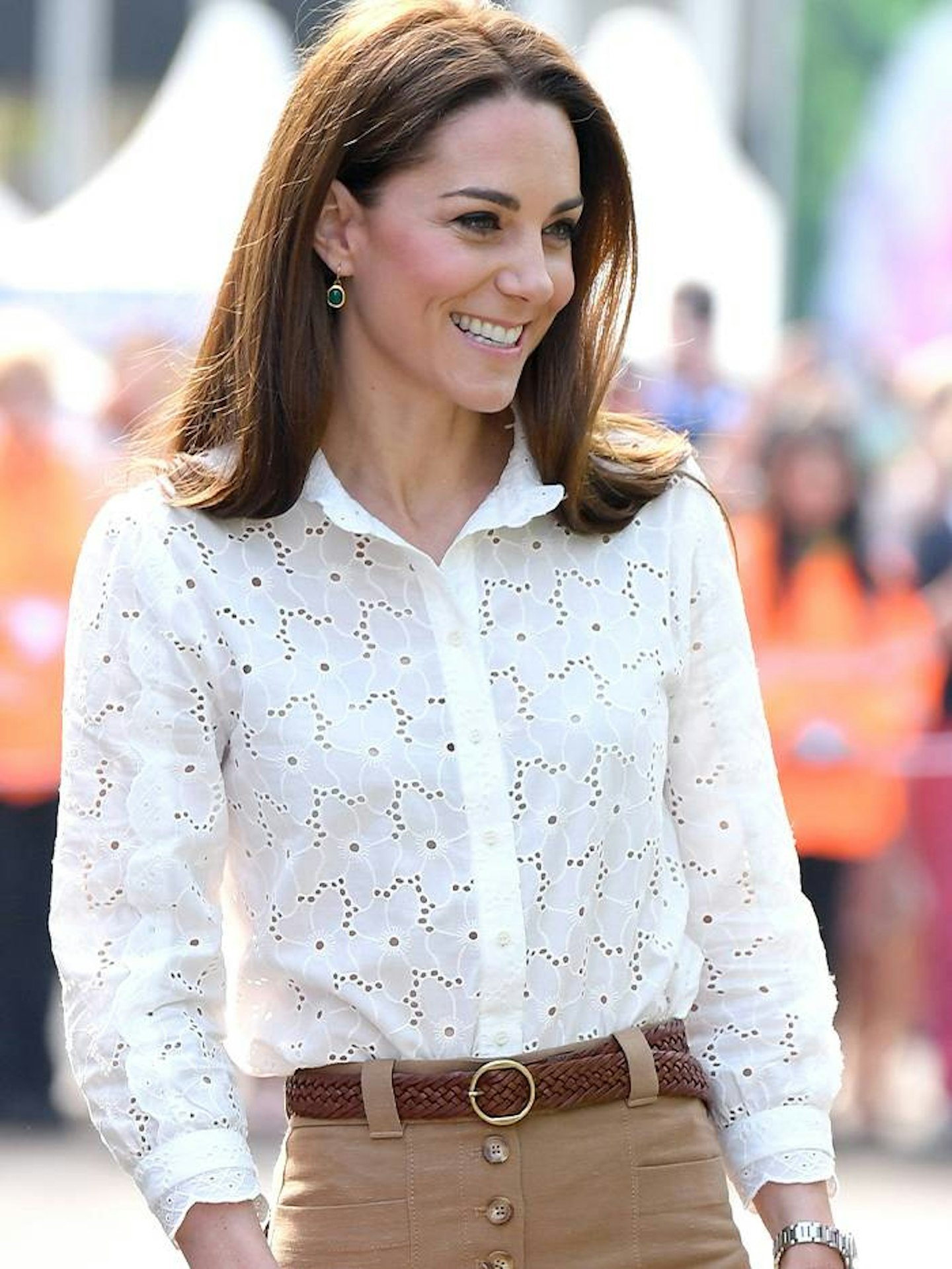Kate Middleton wearing Monica Vinader