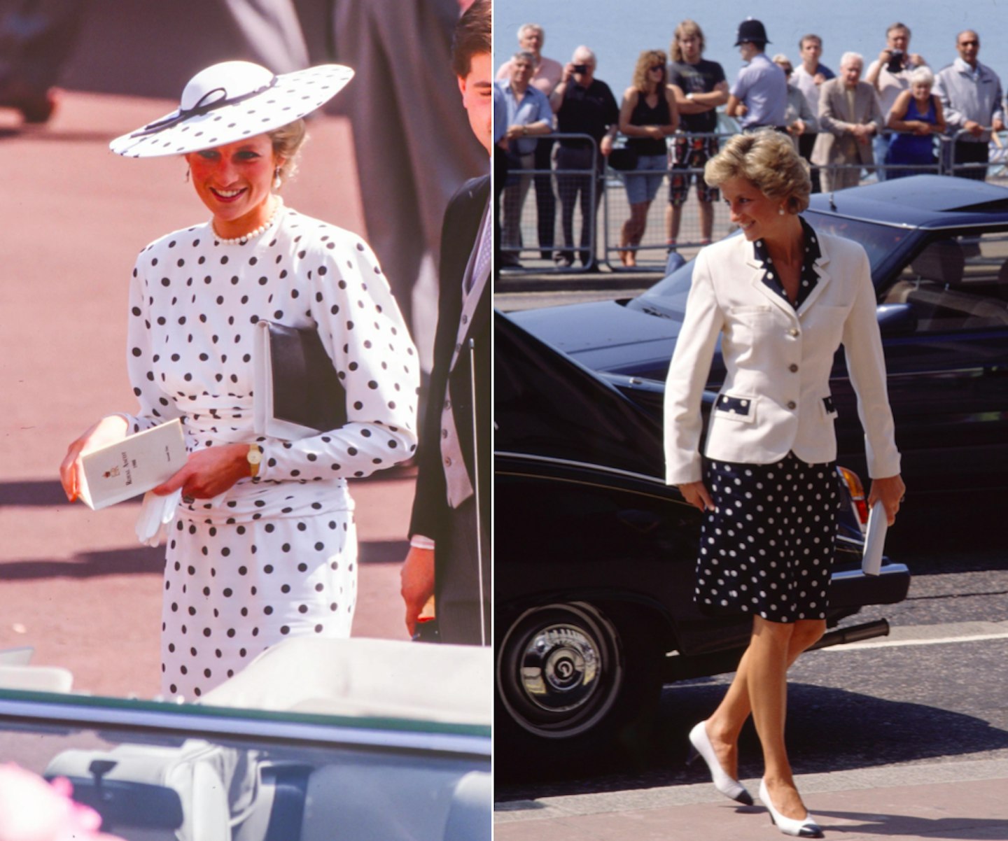 Princess Diana in Polka Dots