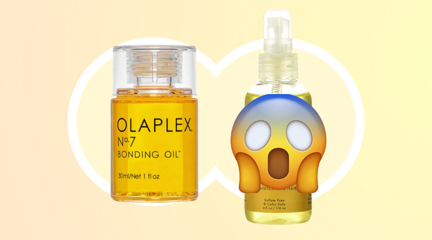 Olaplex No.7 bonding oil vs. Moroccan oil