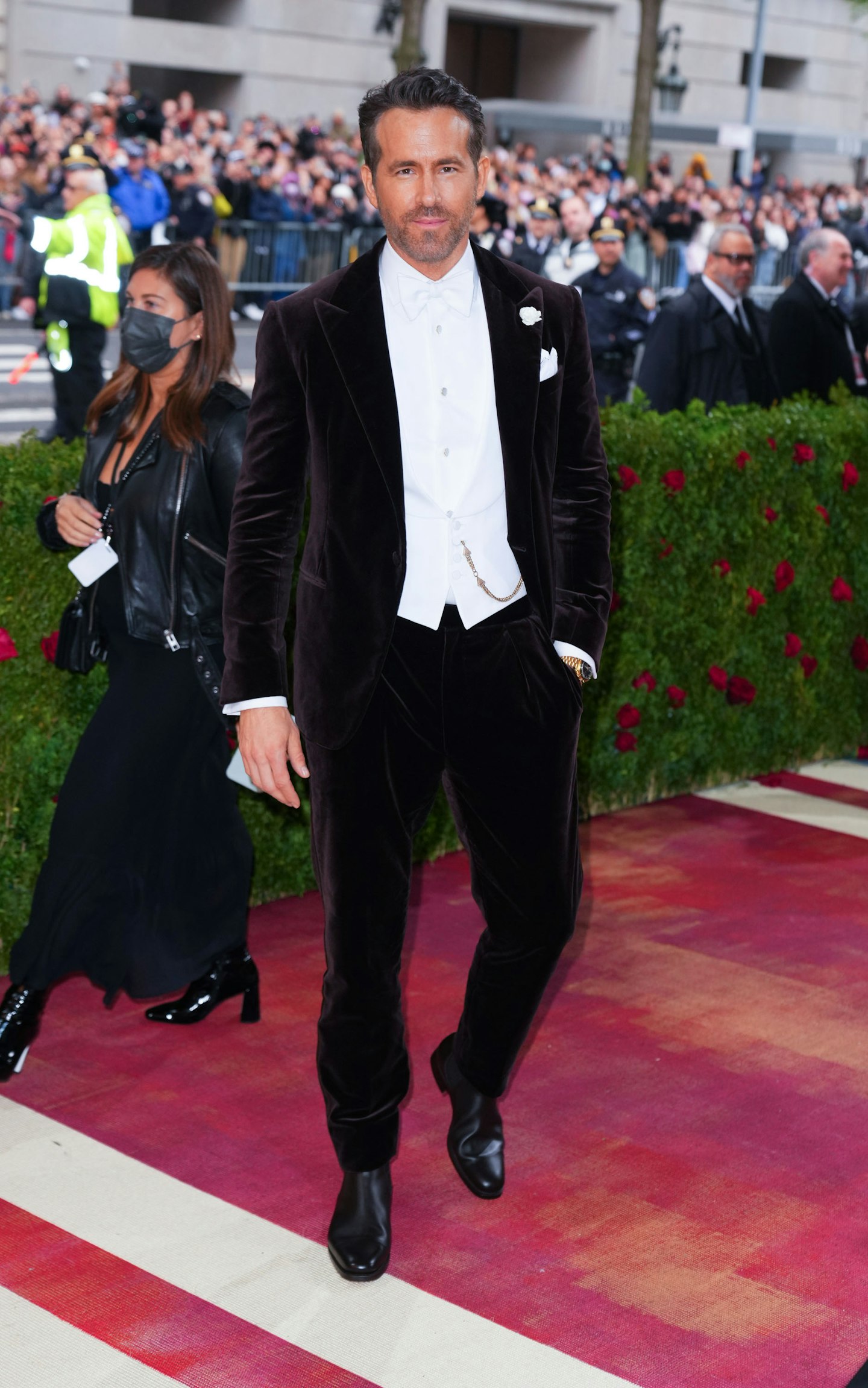 ryan reynolds in velvet at the met gala 2022