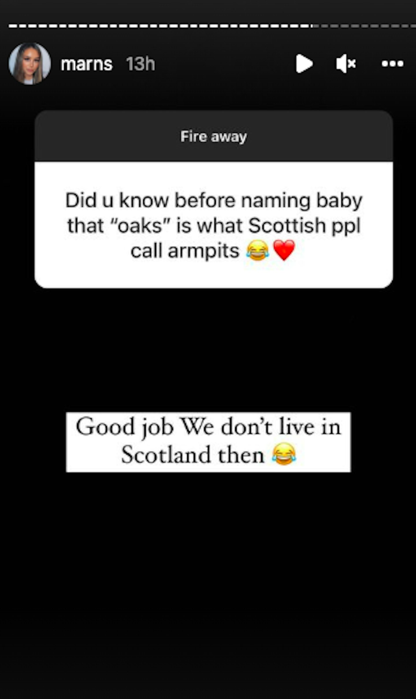 Marnie Simpsn son Oaks