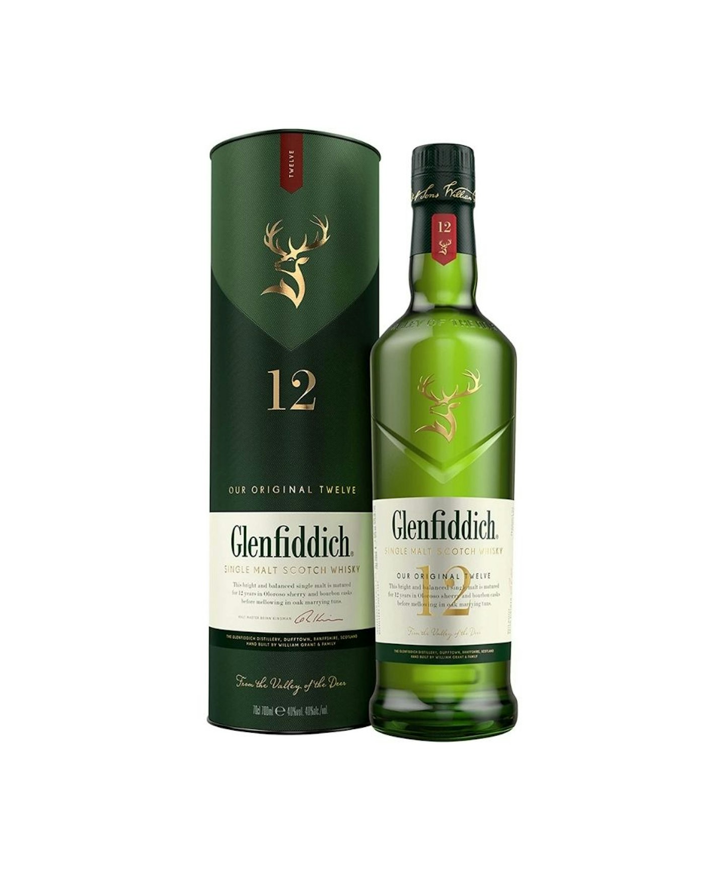 Glenfiddich 12 Year Old Single Malt Scotch Whisky