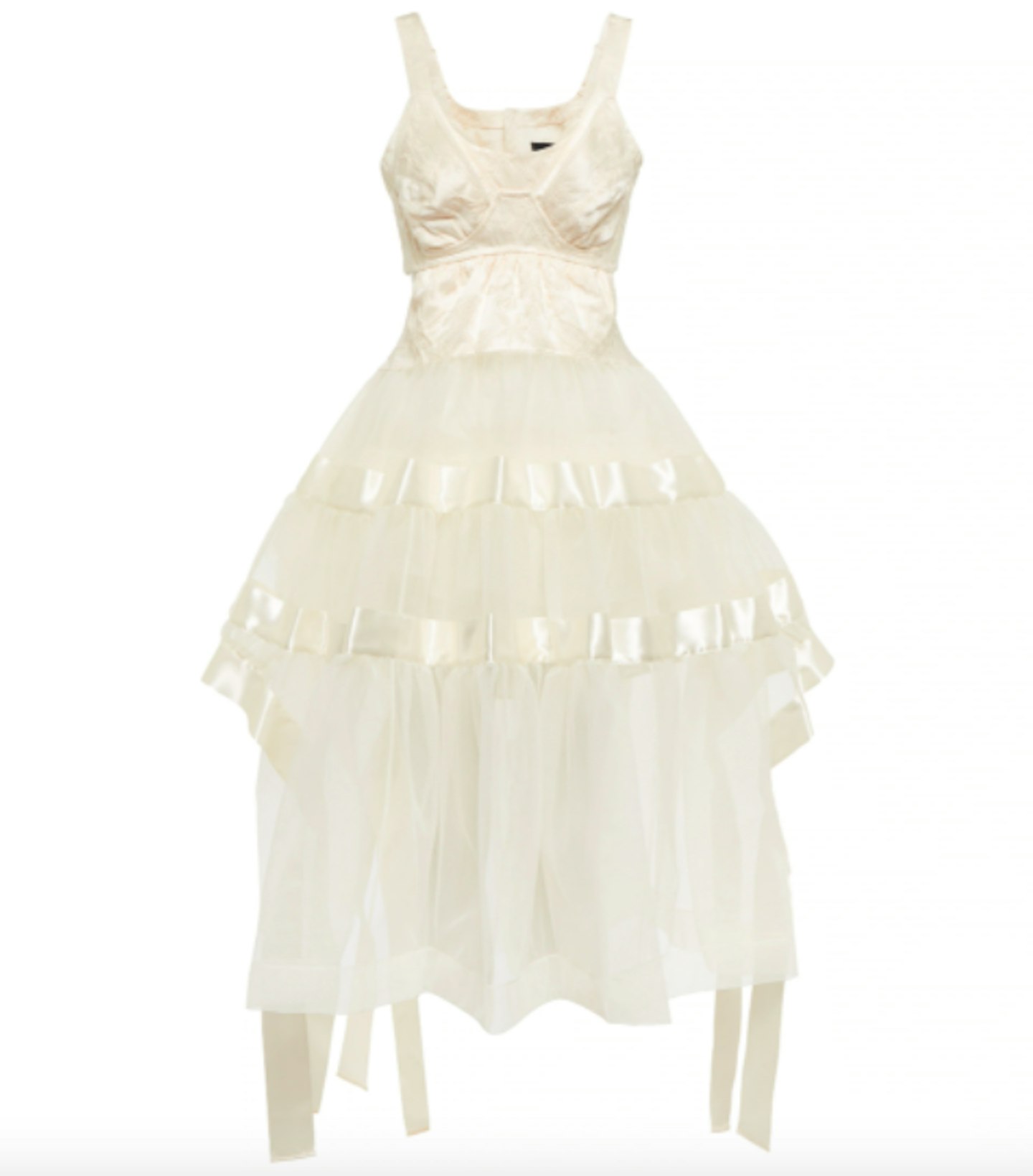 Simone Rocha, Cotton-Blend Floral Jacquard Midi Dress, £1,600