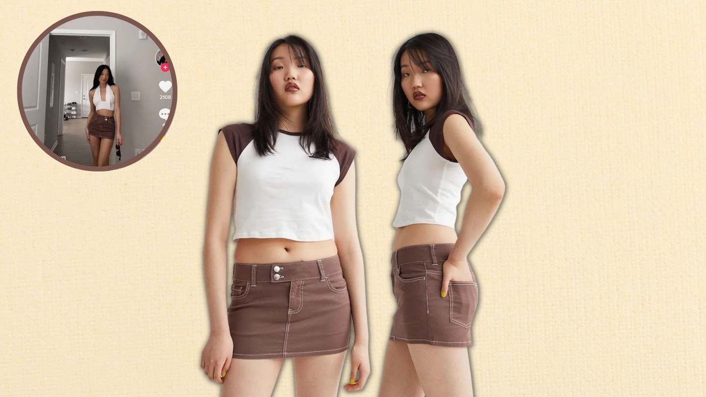 H&M viral mini skirt