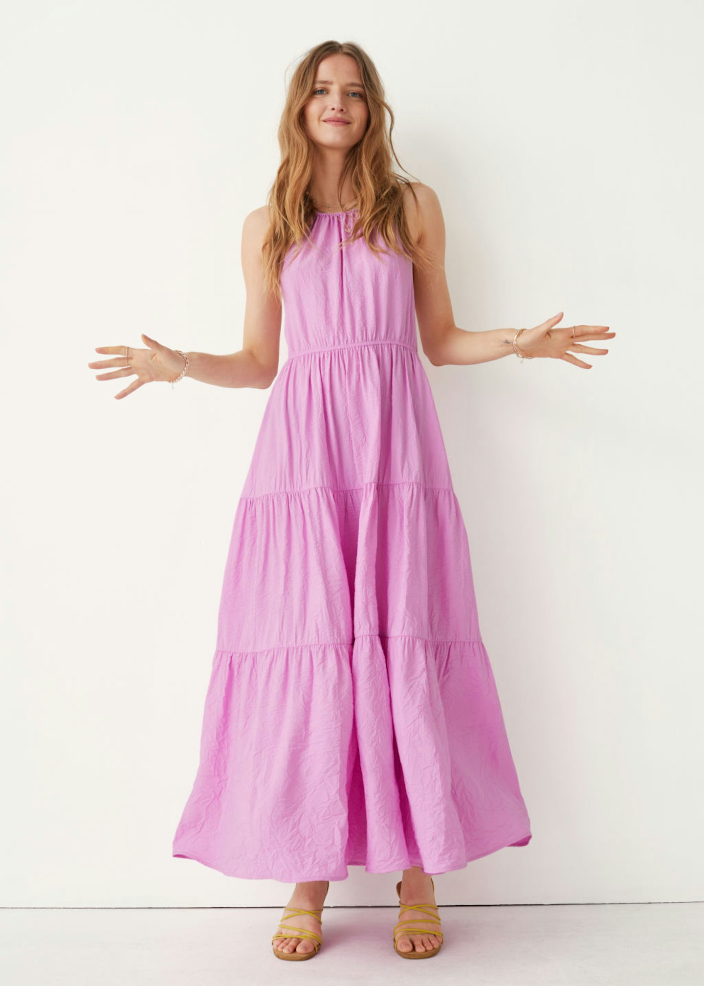 jubilee weekend &Other Stories, Strappy Tiered Maxi Dress, £110