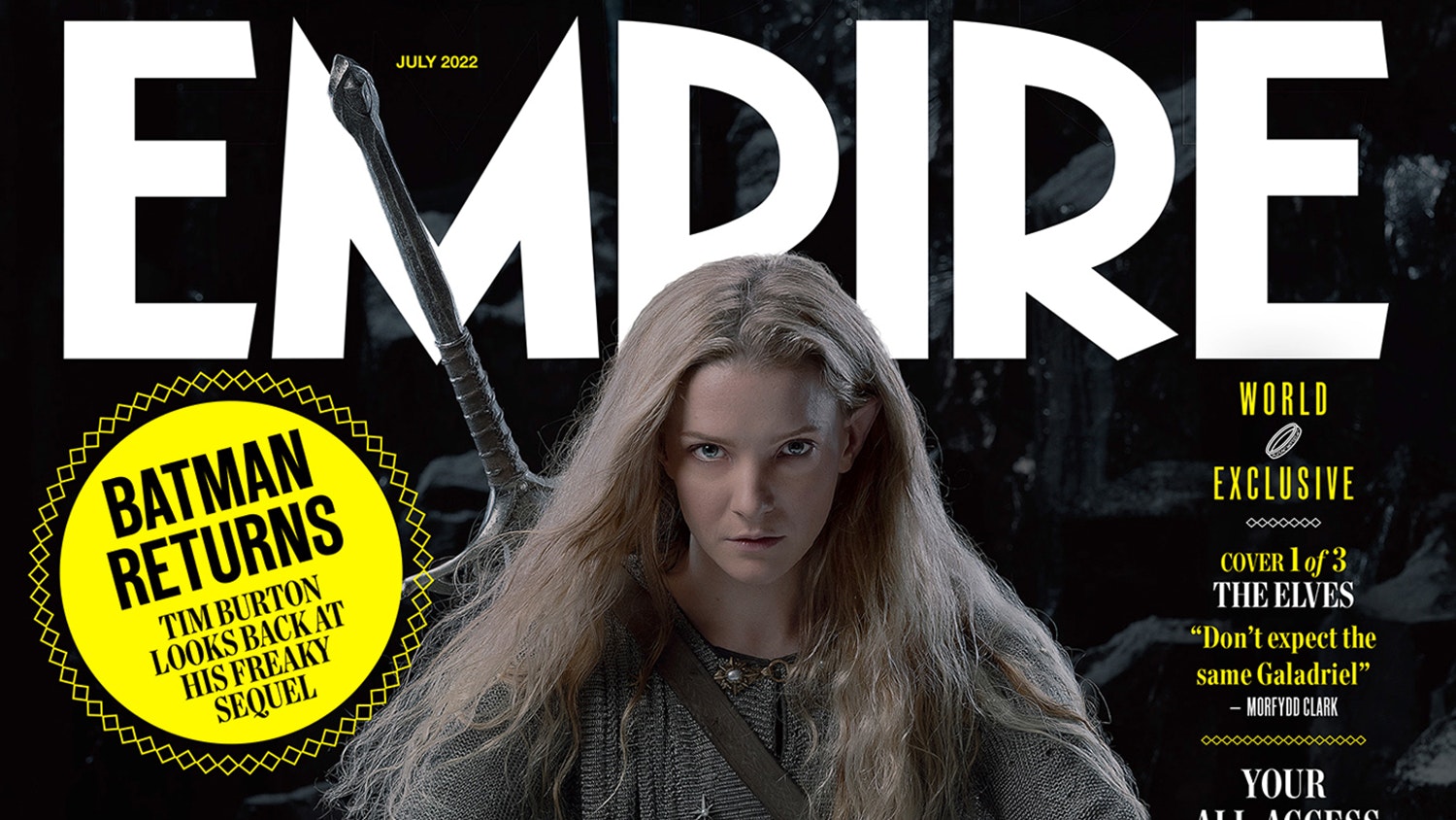 UK Empire Magazine July 2022 Lord Of The Rings - The Rings Of Power - -  YourCelebrityMagazines
