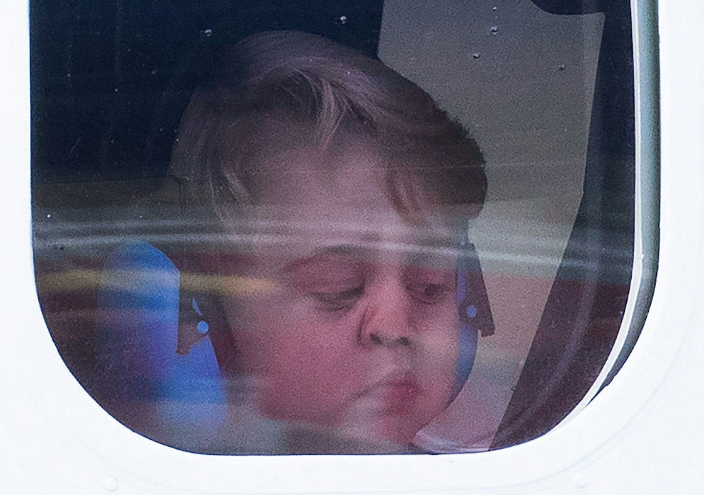 Prince George on a seaplane