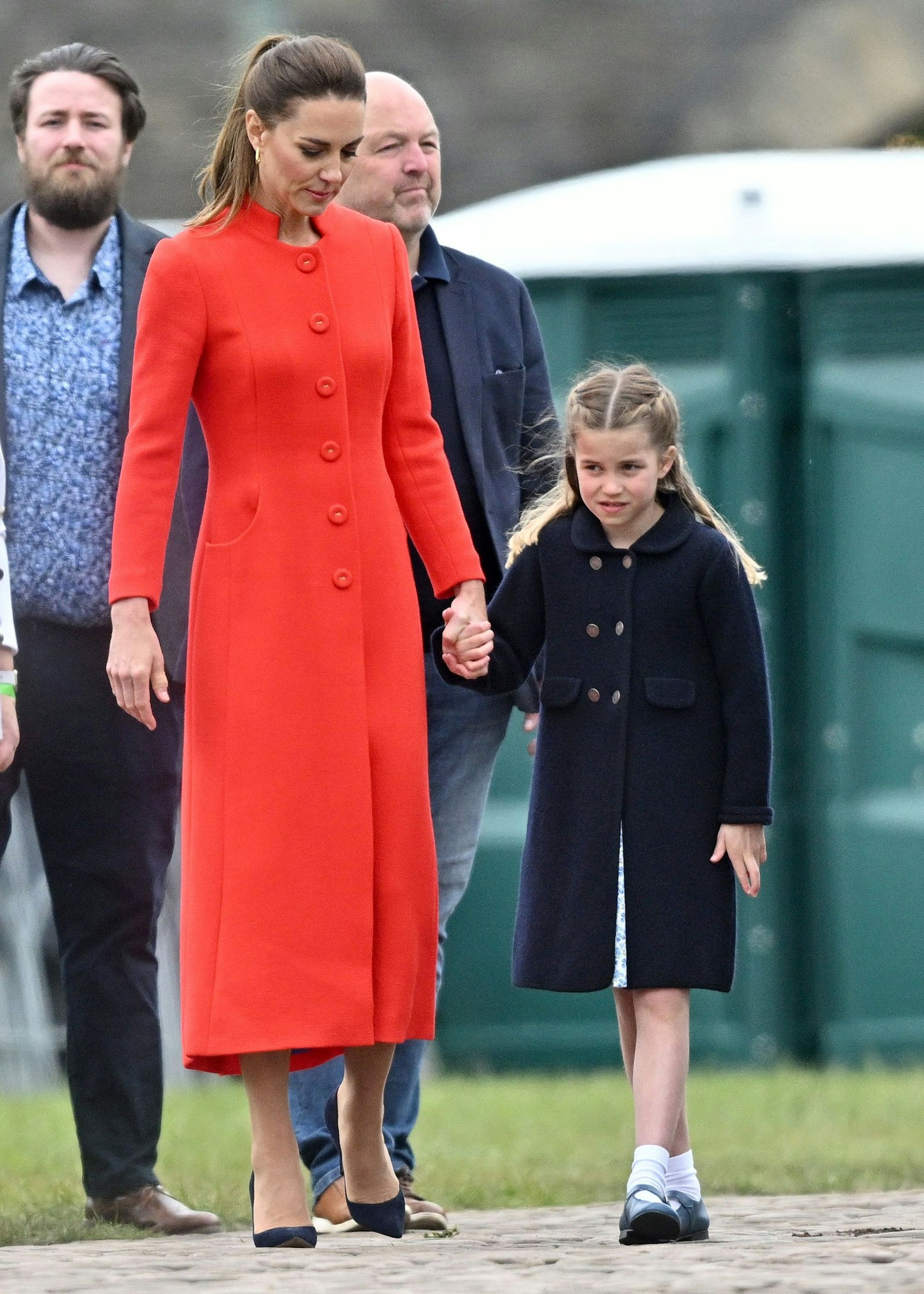 Kate Middleton Princess Charlotte Cardiff Castle