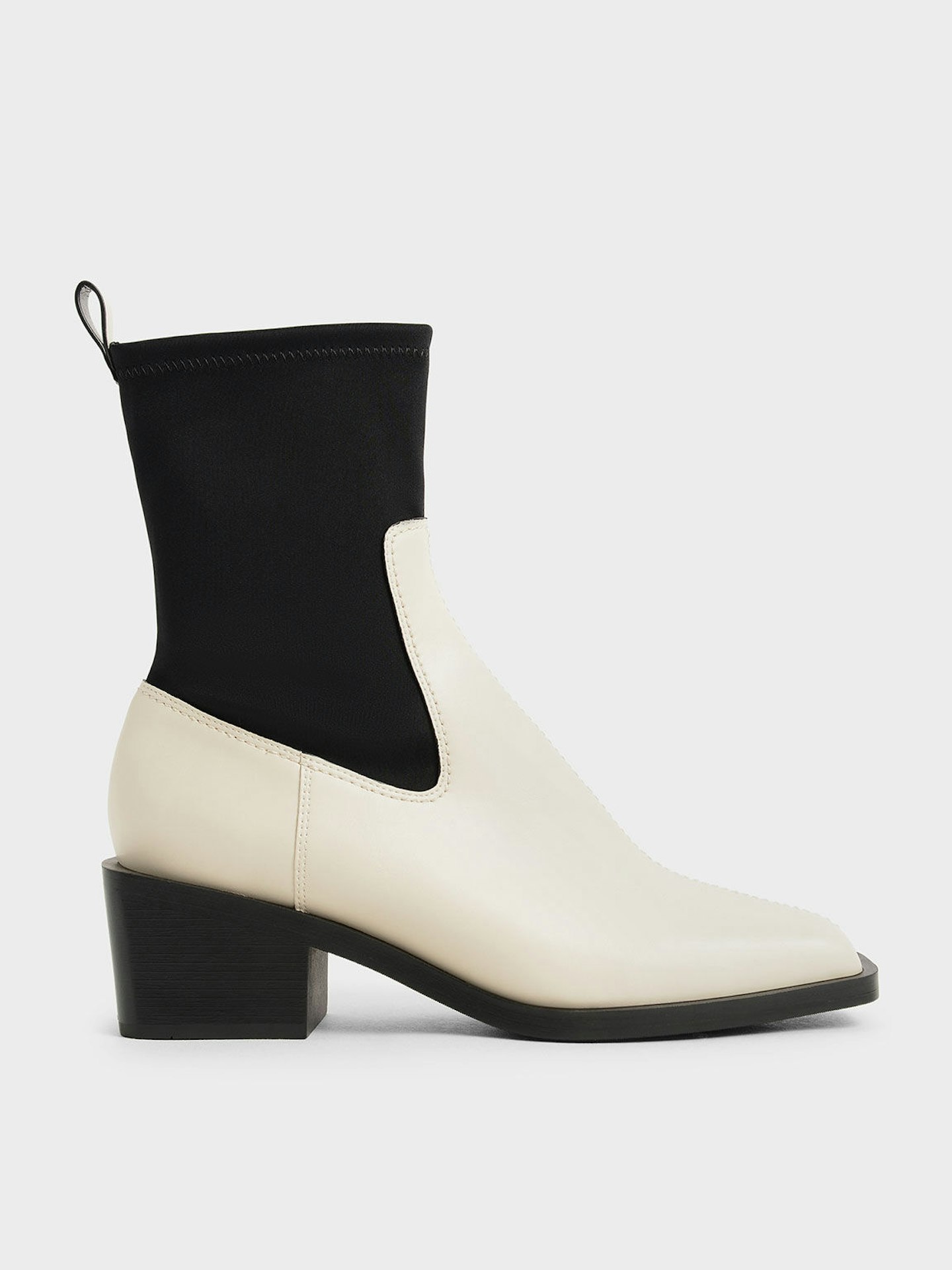 Sienna Miller Charles and Keith boots  Two-Tone Sock Boots, WAS £65 NOW £53