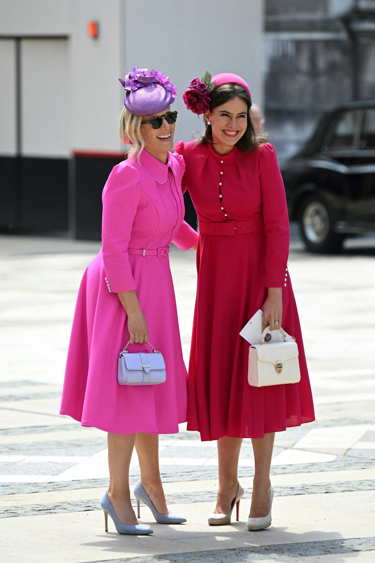 Zara and Sophie opt for power pink
