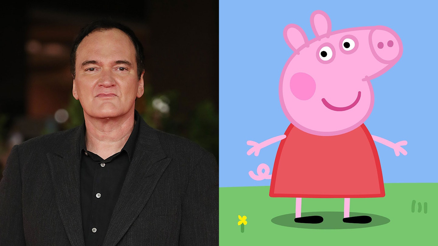 Quentin Tarantino é fã de Peppa Pig, provando que porquinha é