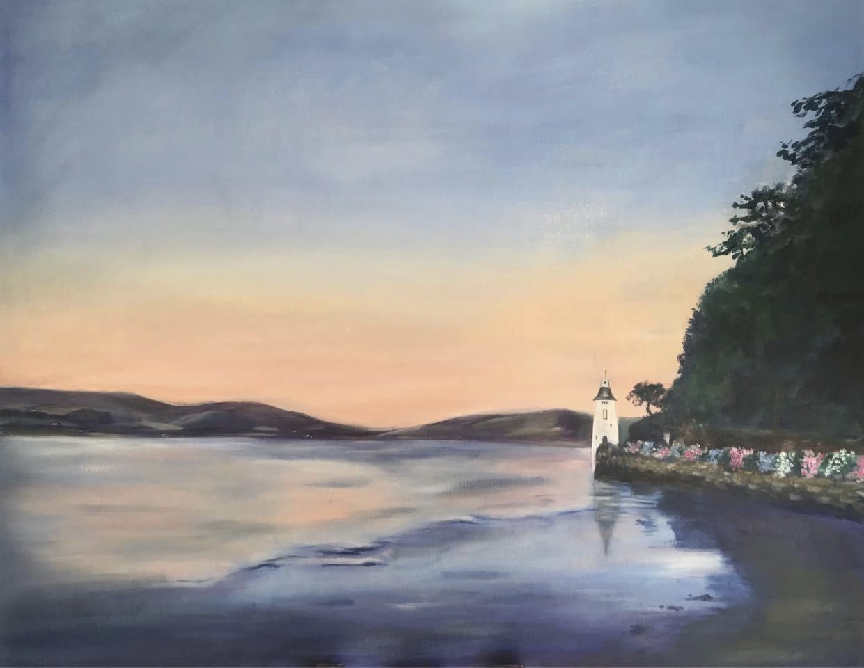 Painting of Portmeirion from a member of LandScape magazine