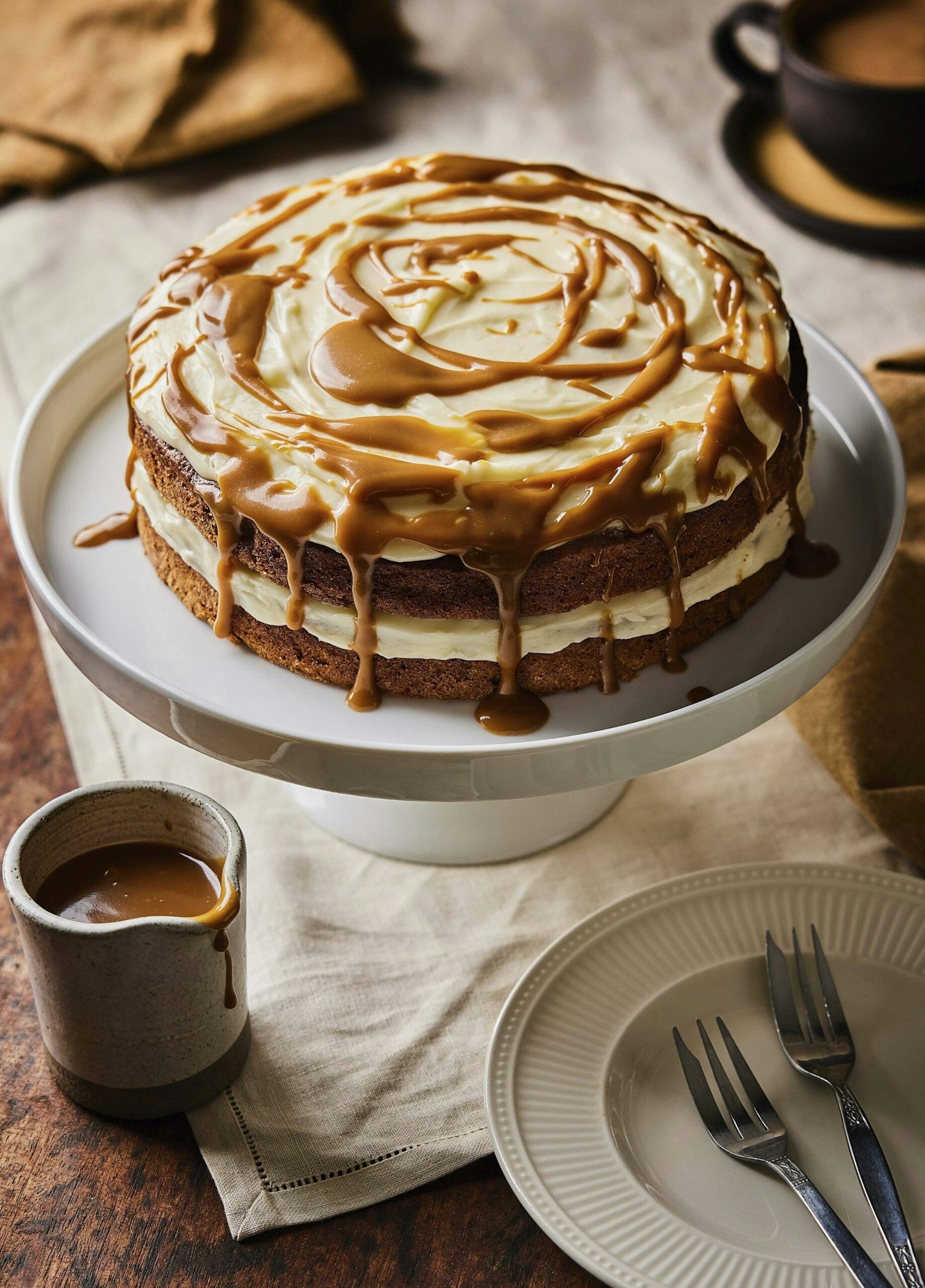 Toffee parsnip cake from the recipe in the October issue of LandScape magazine.