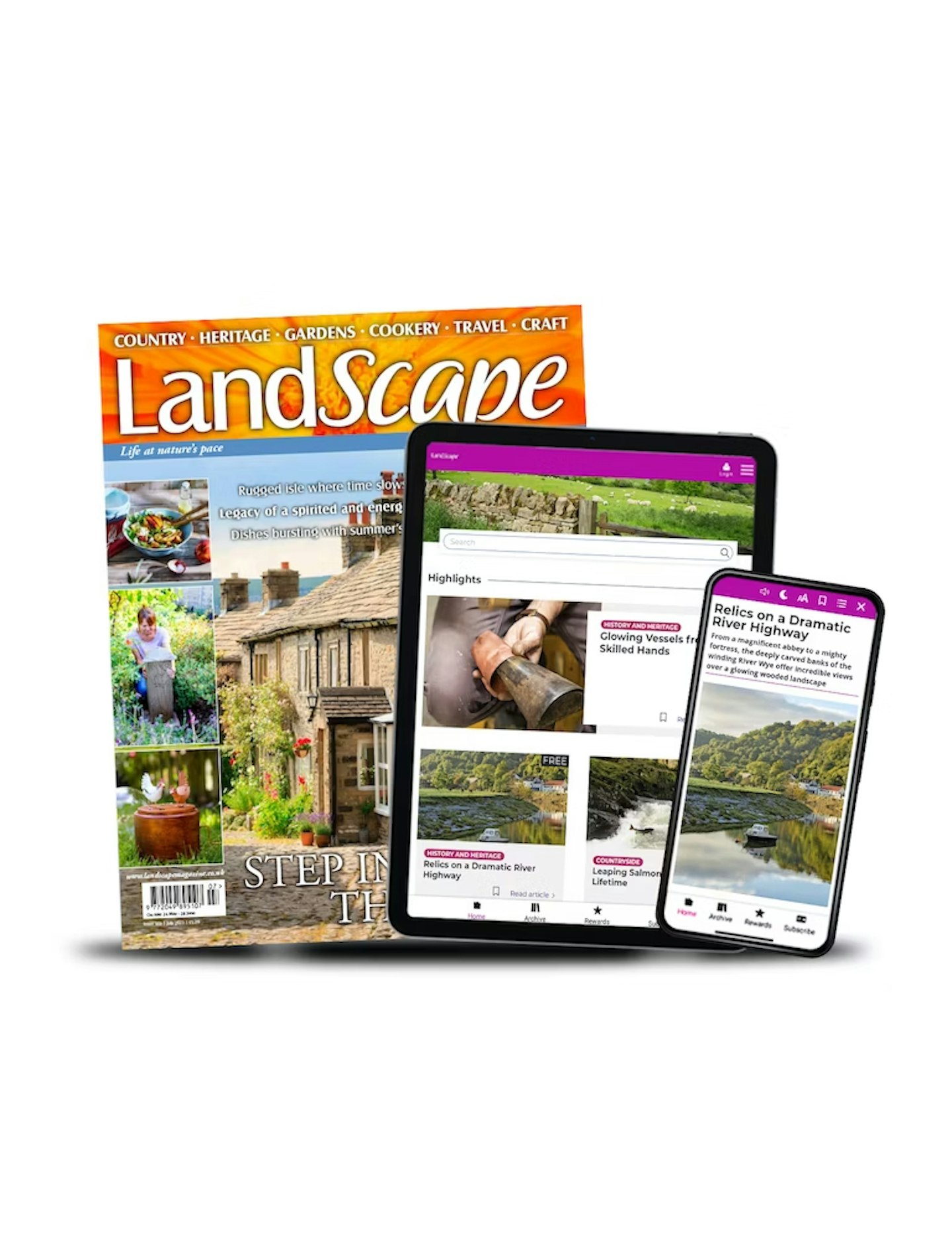 Print and digital LandScape subscription