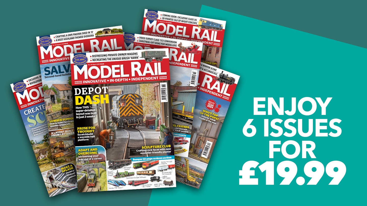Model Rail - 6 issues for £19.99