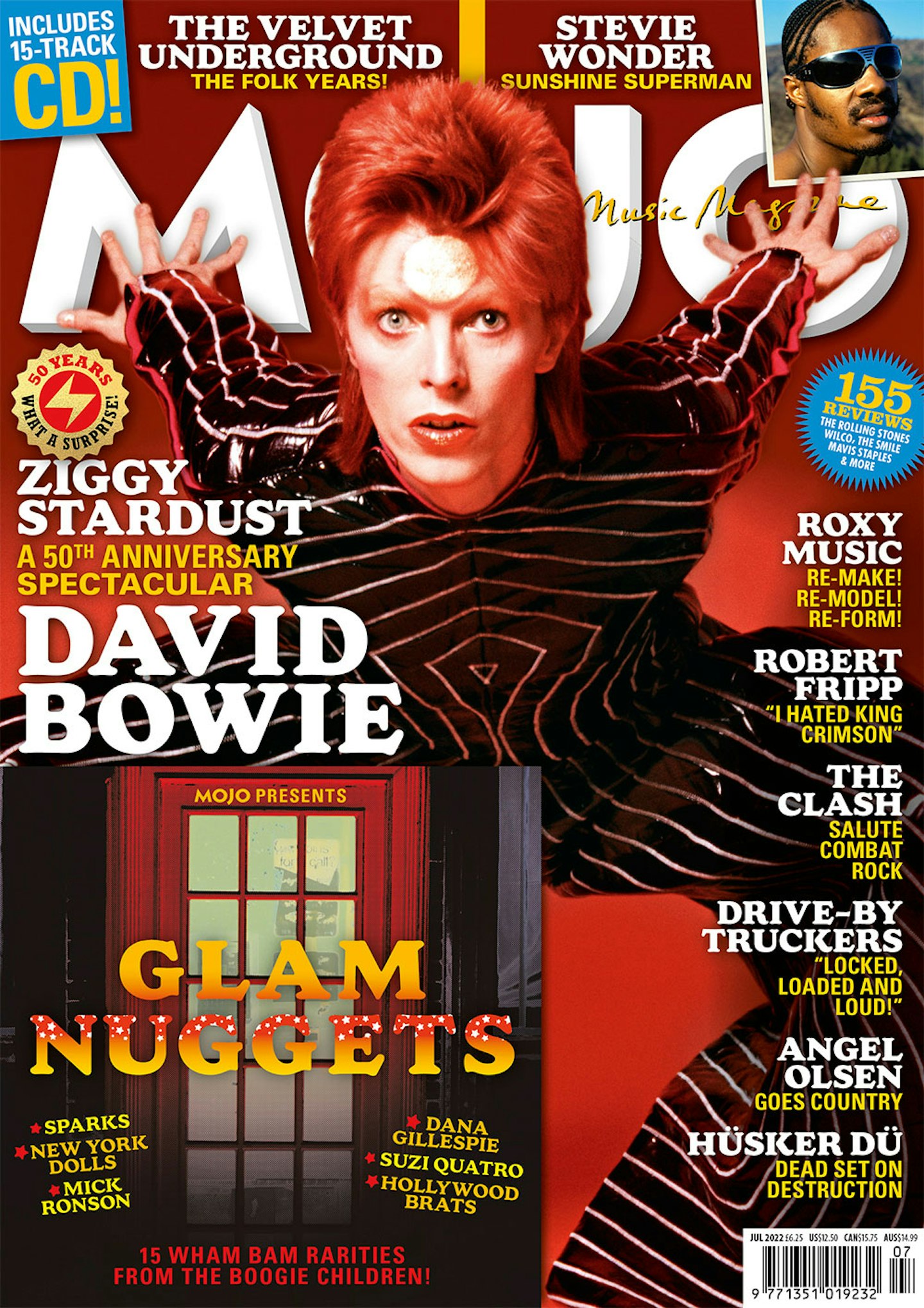 The cover of MOJO 344, featuring David Bowie as Ziggy Stardust
