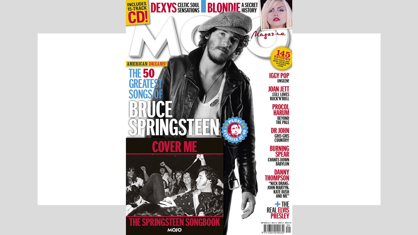 MOJO 346 cover, featuring Bruce Springsteen