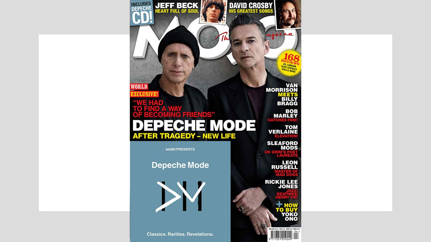 MOJO 353 cover, featuring Depeche Mode