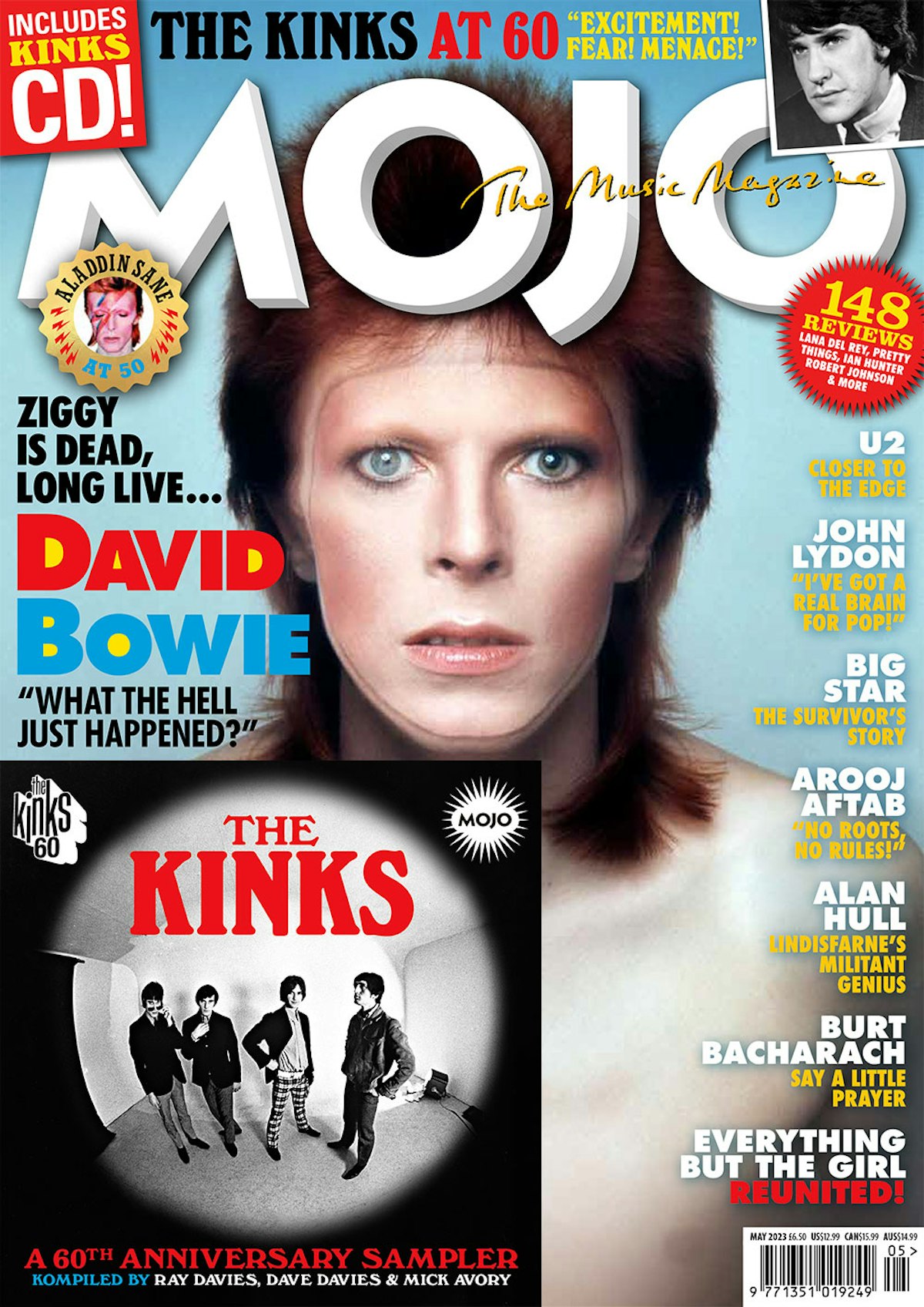David Bowie 50 Years Of Aladdin Sane Celebrated By MOJO Magazine Mojo