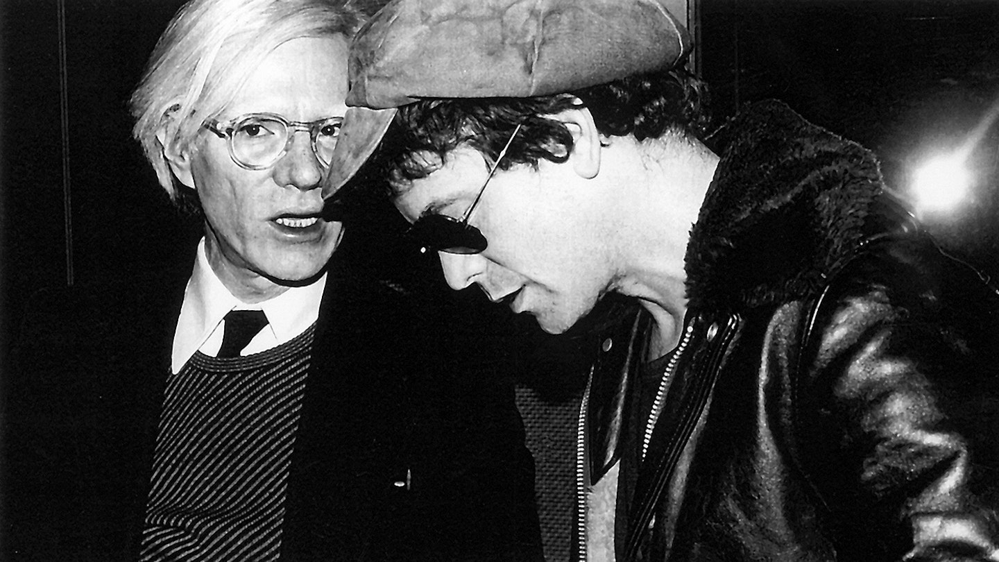 Andy Warhol And Lou Reed at Studio 54 1977