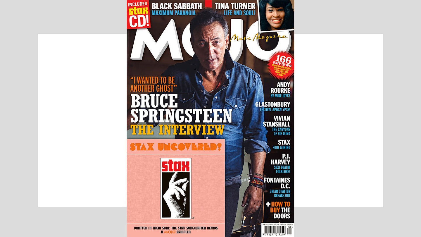 MOJO 357 cover, featuring Bruce Springsteen