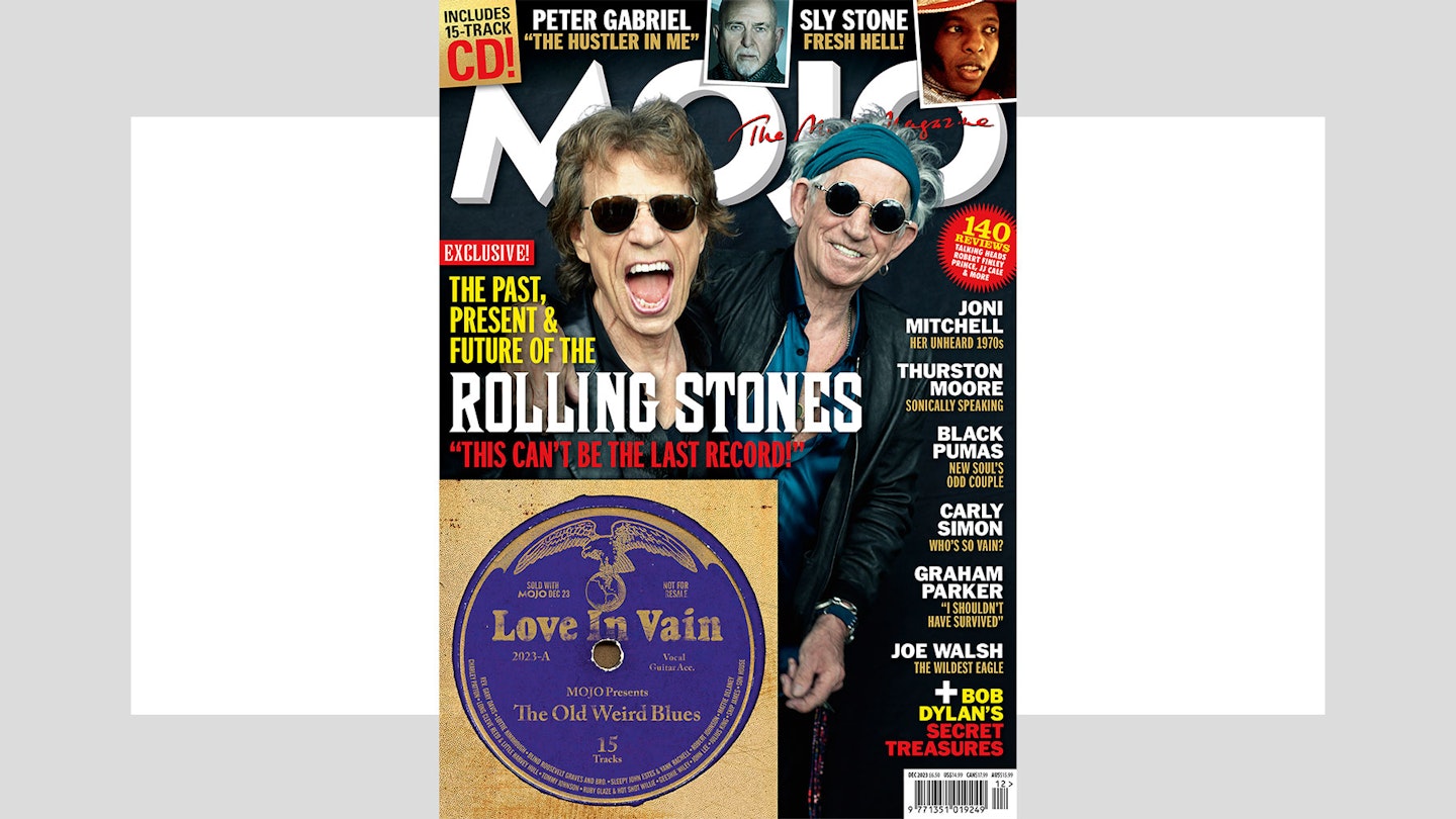MOJO 361 cover featuring The Rolling Stones