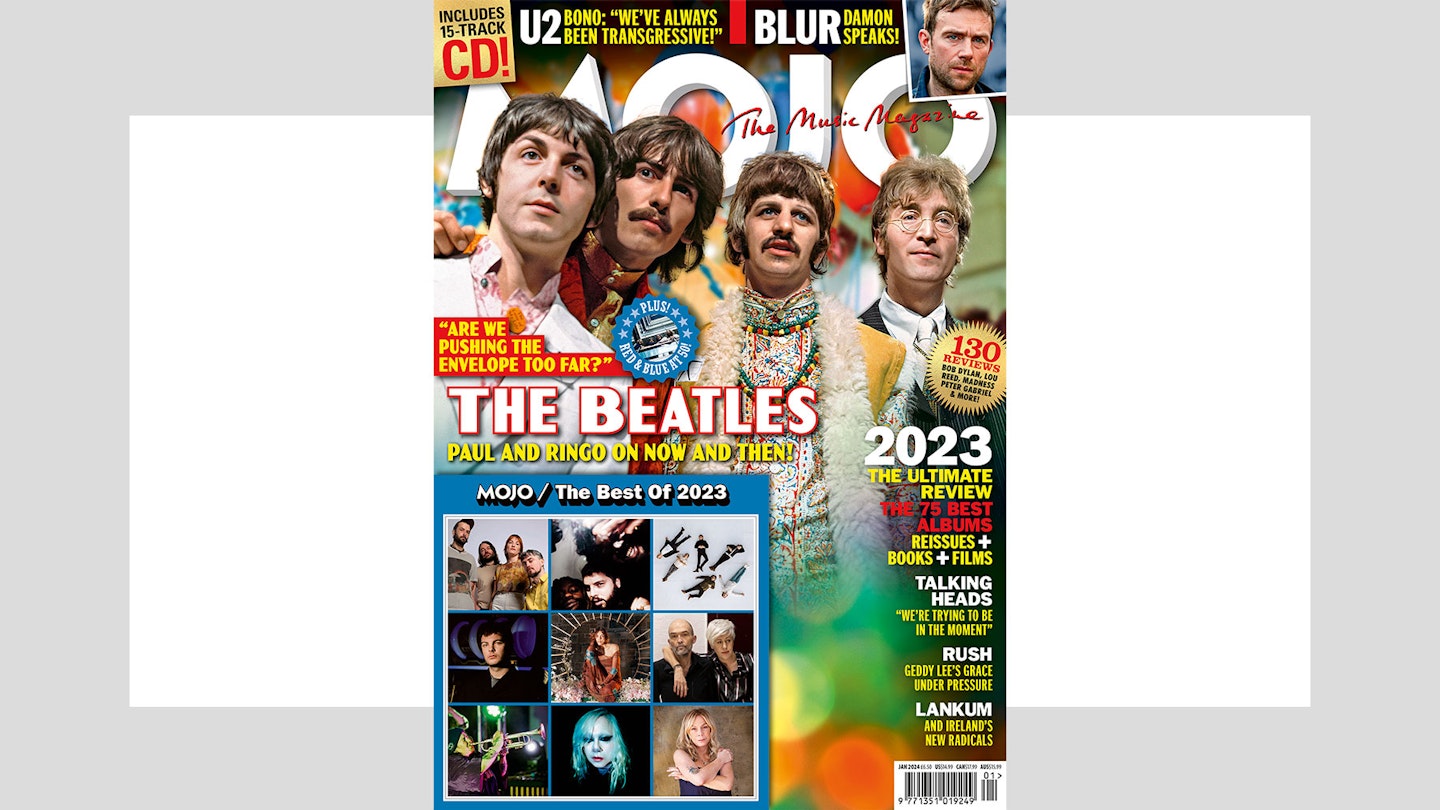 MOJO 362 cover, featuring The Beatles