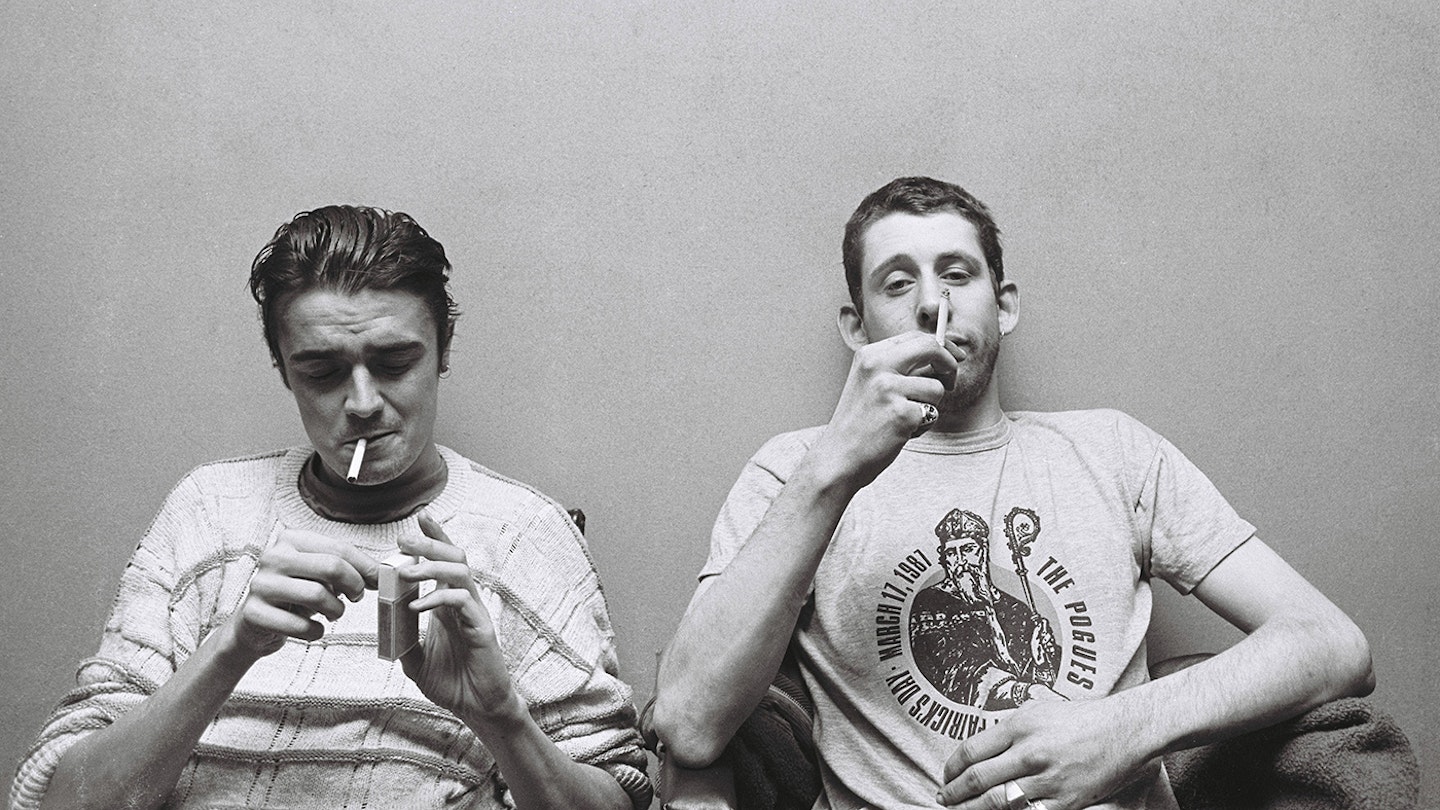 Spider Stacy and Shane MacGowan, New York 1987