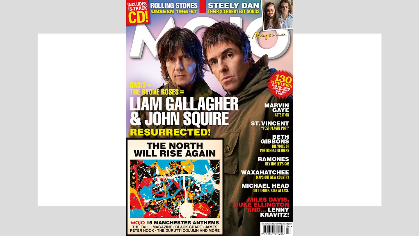 MOJO 365 cover, featuring Liam Gallagher and John Squire