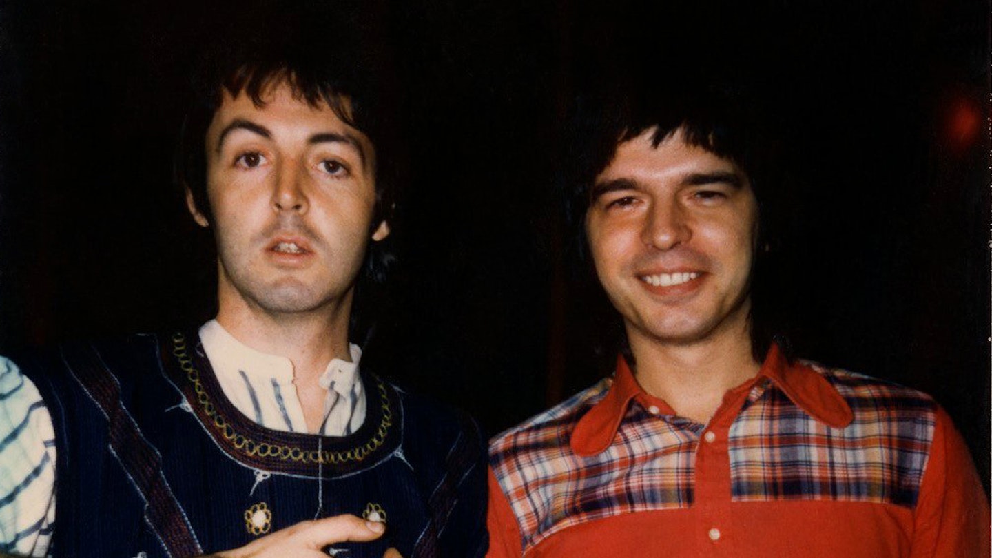 Paul McCartney and Tony Visconti 1973