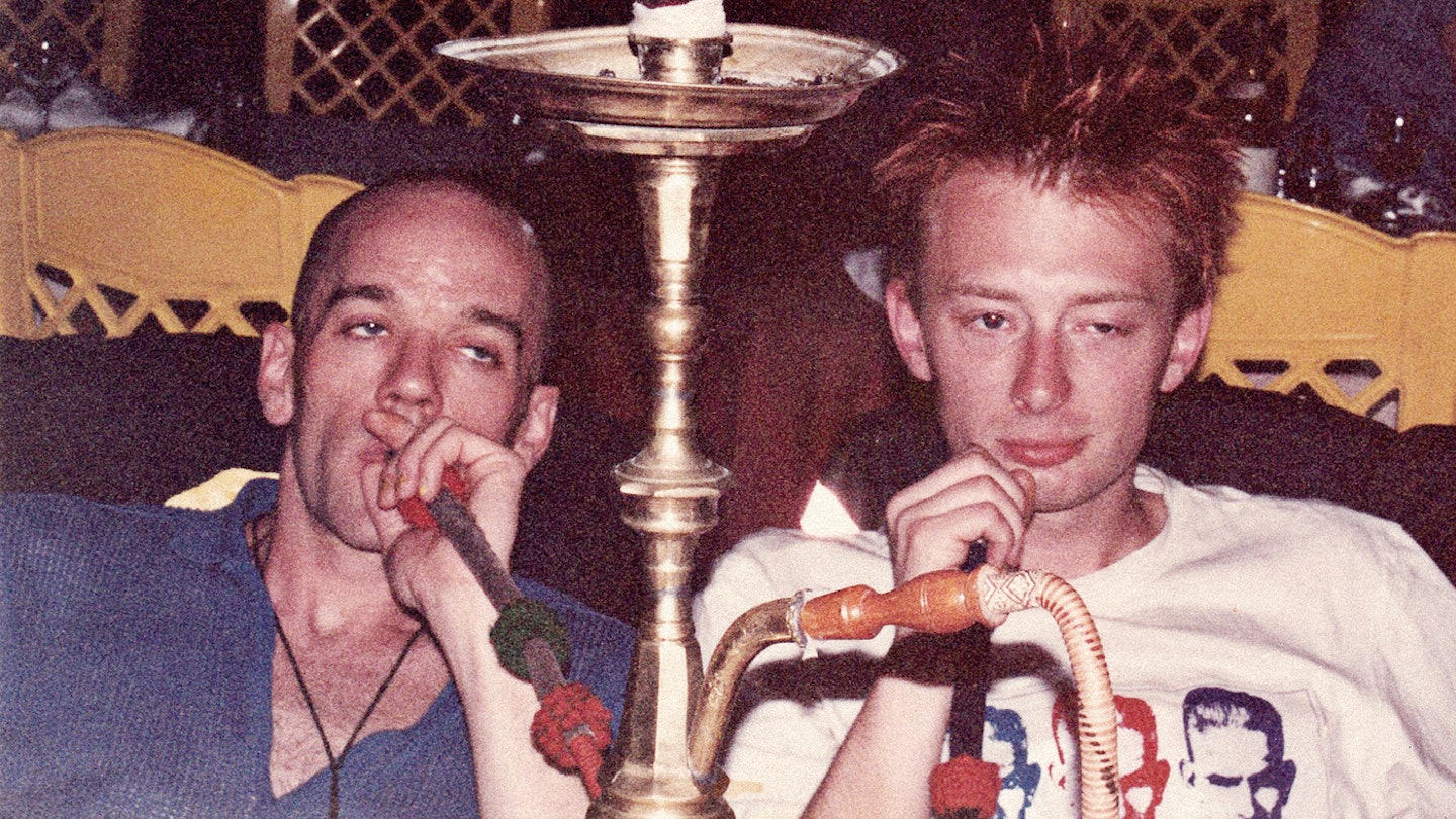 Thom Yorke and Michael Stipe in Tel Aviv 1995