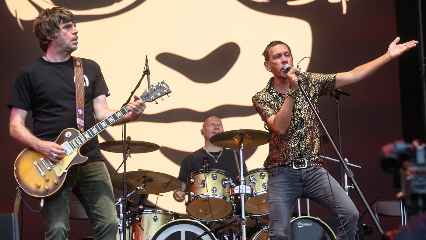 Image for article Shed Seven At Glastonbury 2025 Review Former midtable Britpoppers return triumphant