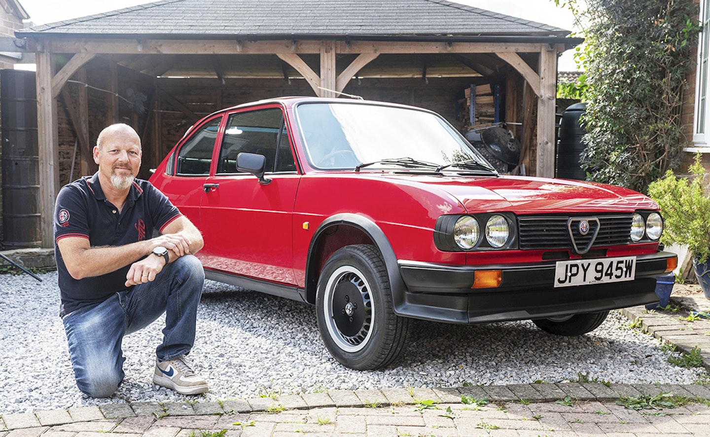 Kevin with his Alfasud